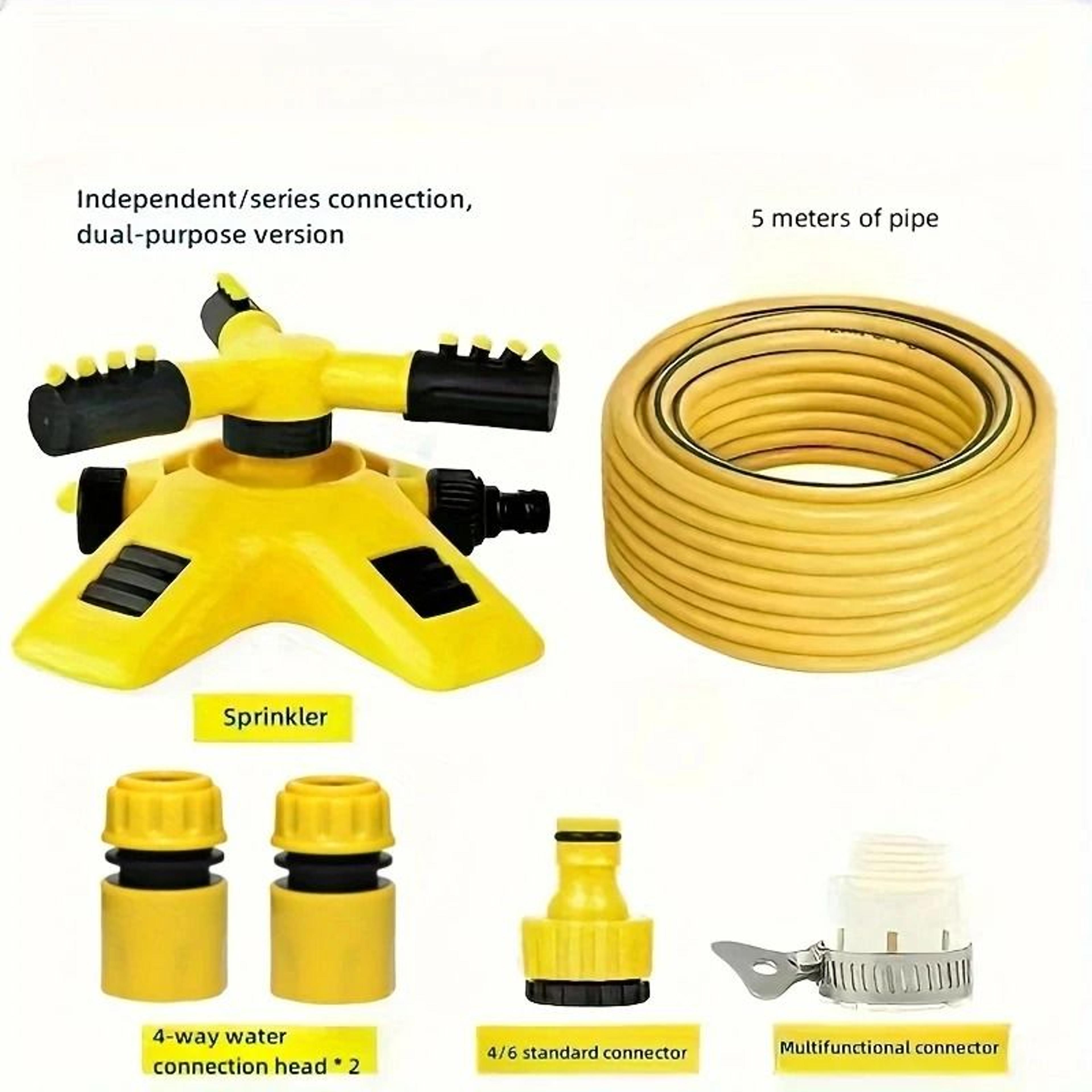 360Degree Automatic Rotating Lawn Sprinkler  Nursery ThreeWay Irrigation Head 7