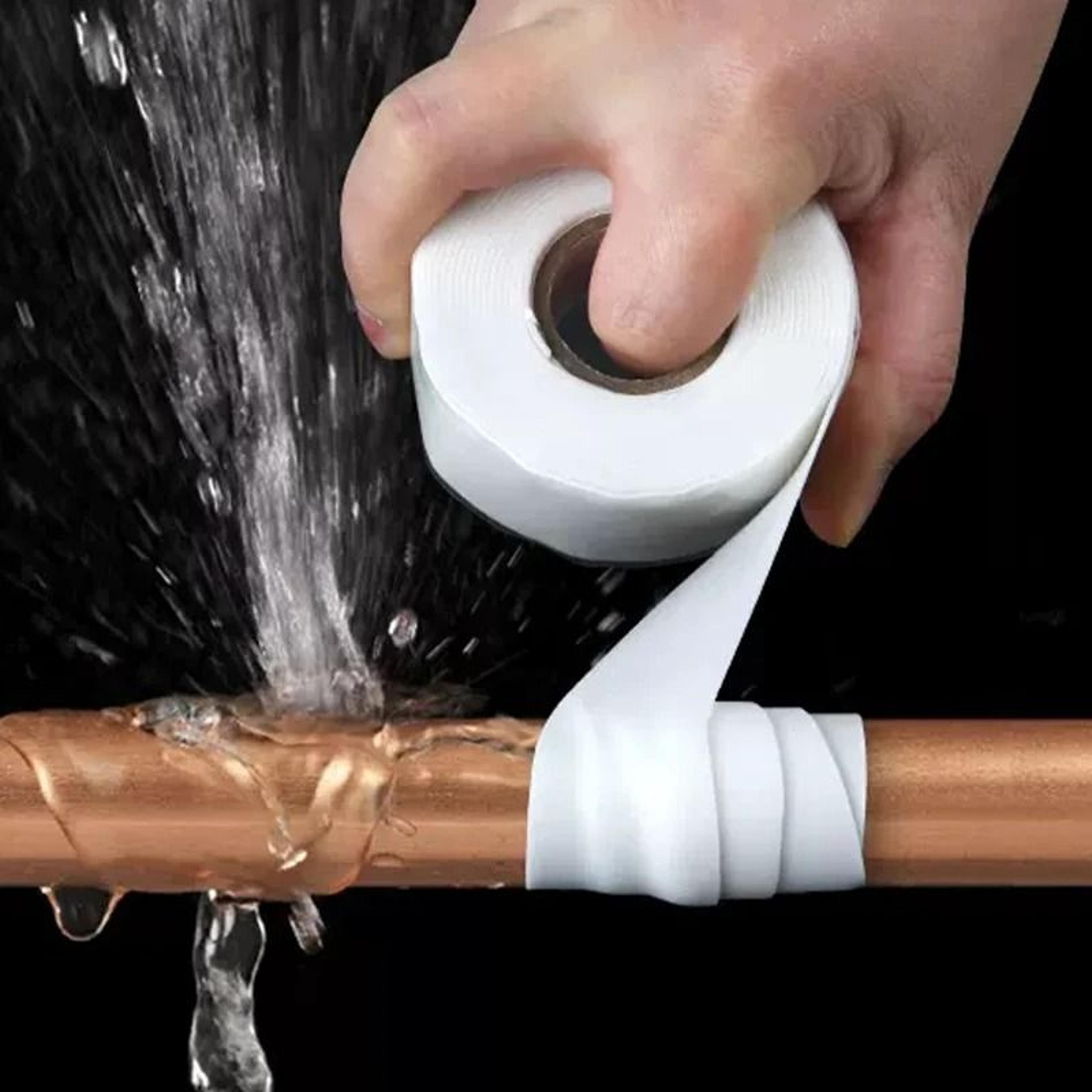 self-adhesive waterproof silicone repair tape & high-temp insulating fuse wrap (2.5cm x 150cm)