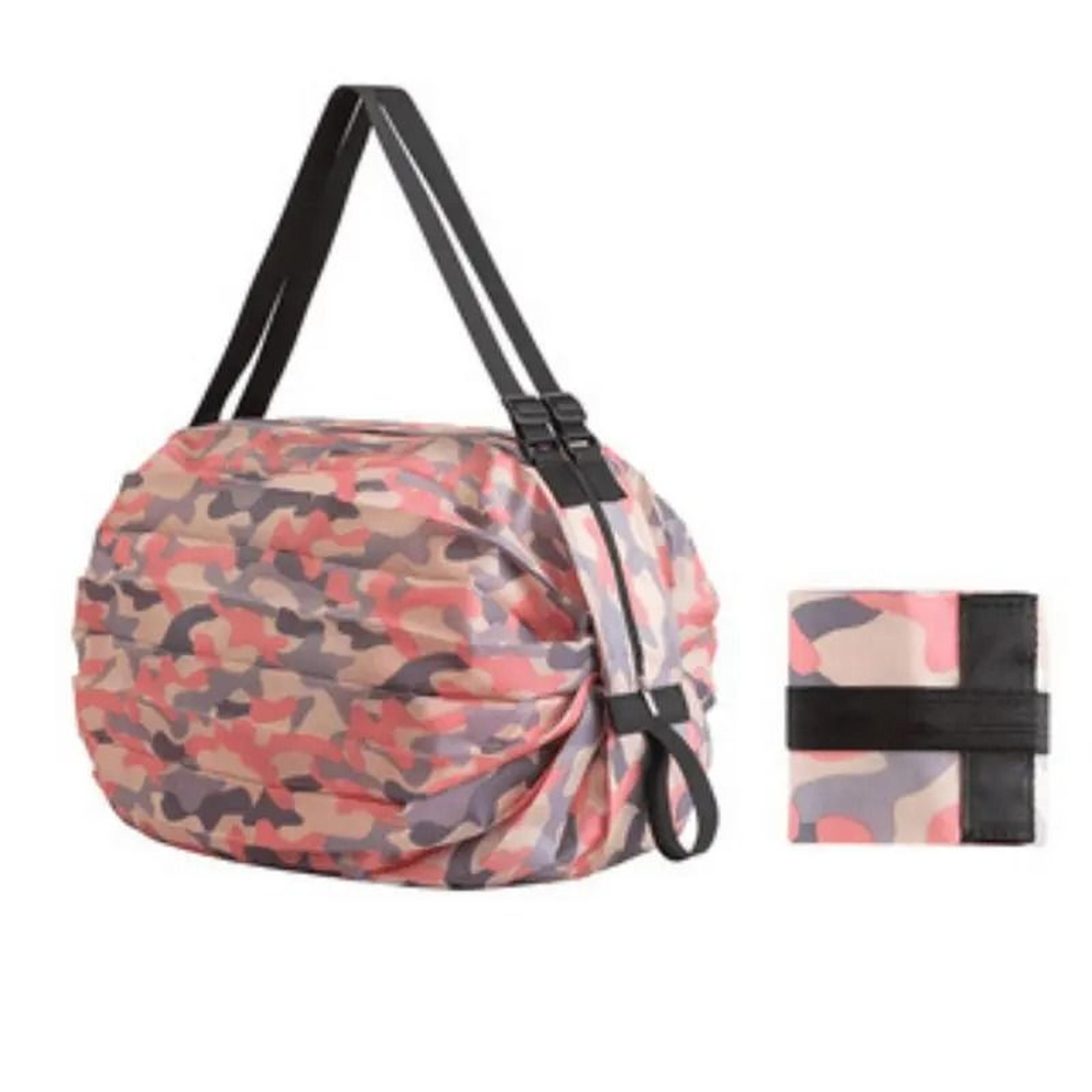 reusable foldable waterproof oxford cloth shopping & travel beach tote bag