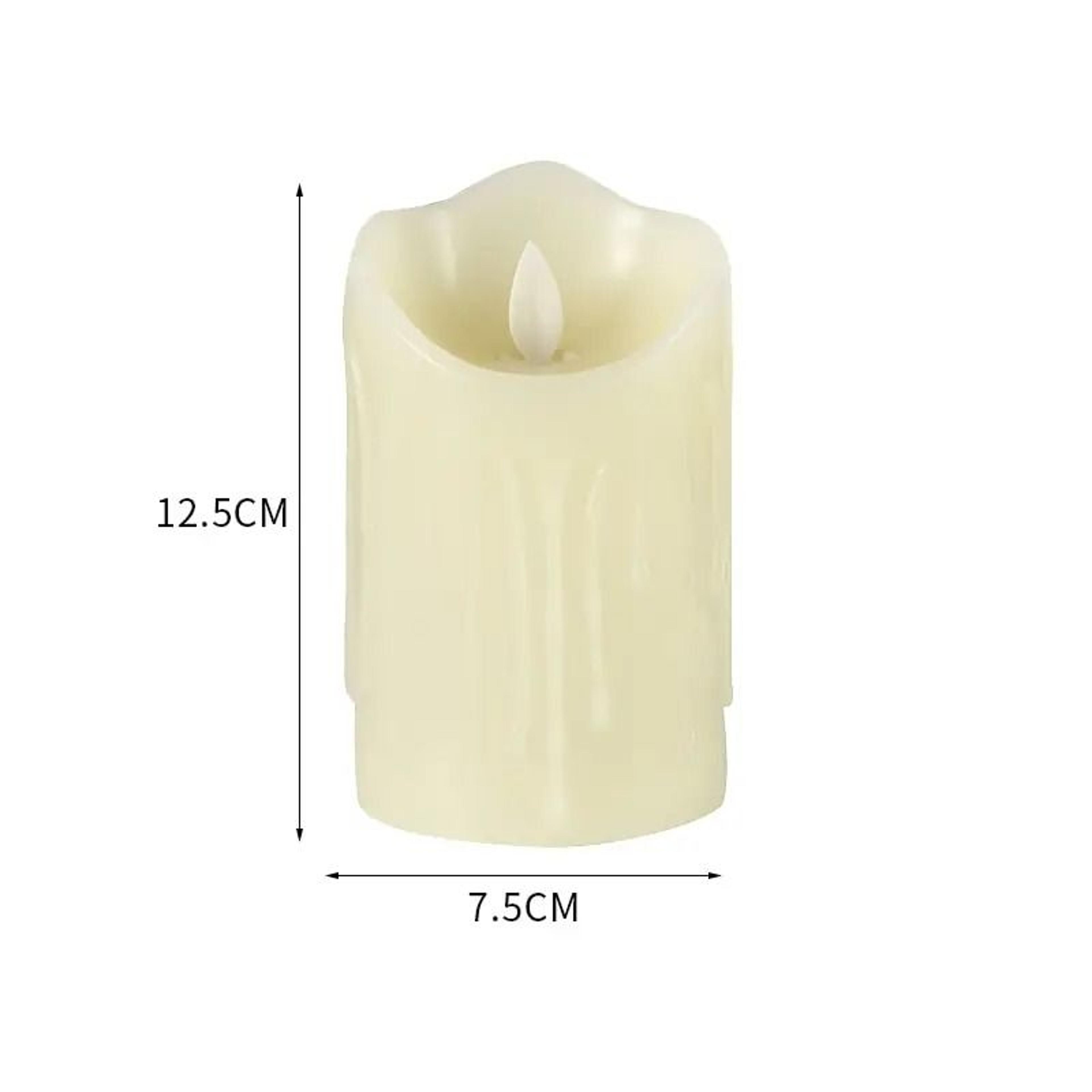 Flameless Electronic Candle Light  RealFlicker BatteryOperated LED Simulation Candle 6