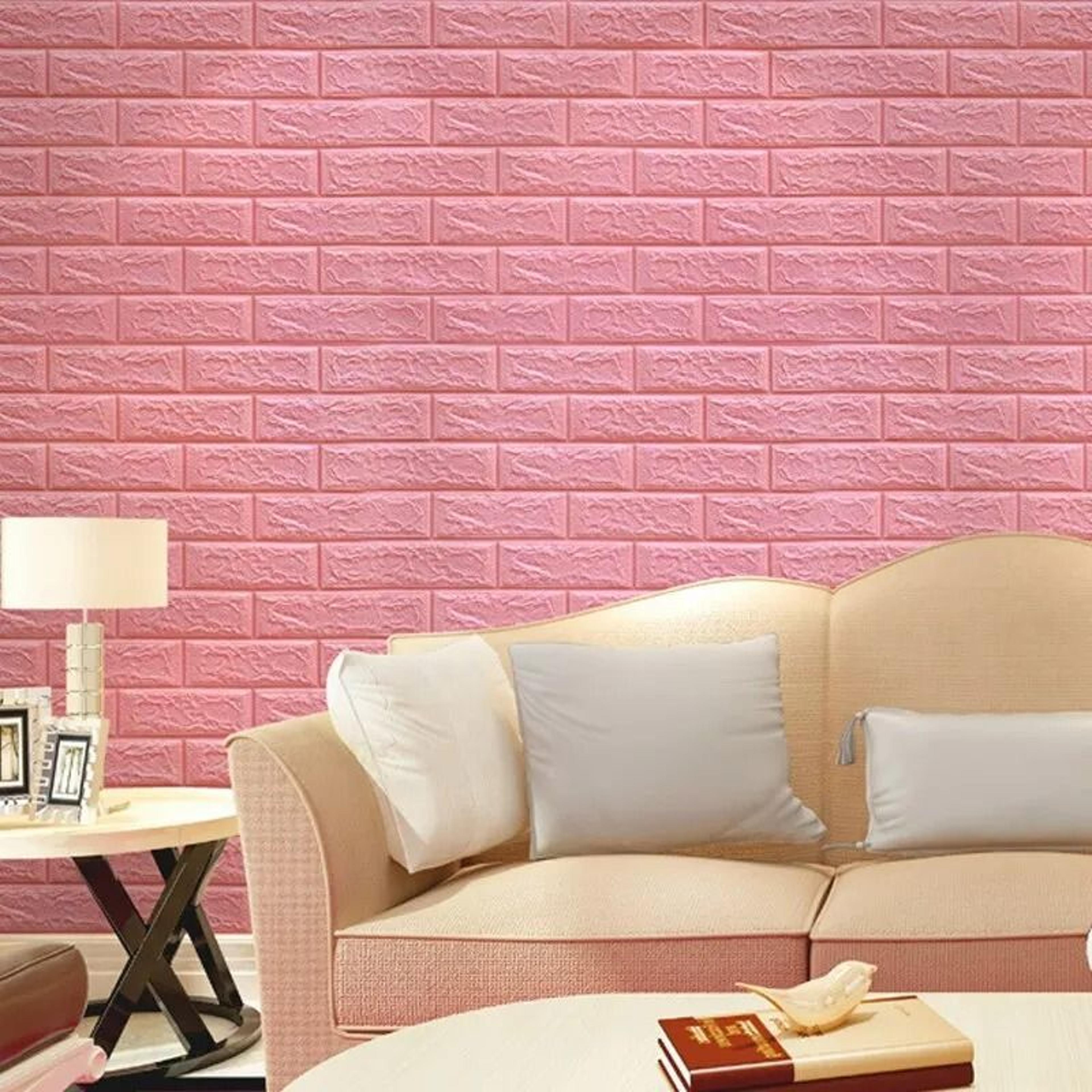 10Piece 3D SelfAdhesive Wall Stickers  AntiCollision Decorative Foam Wallpaper Panels 2