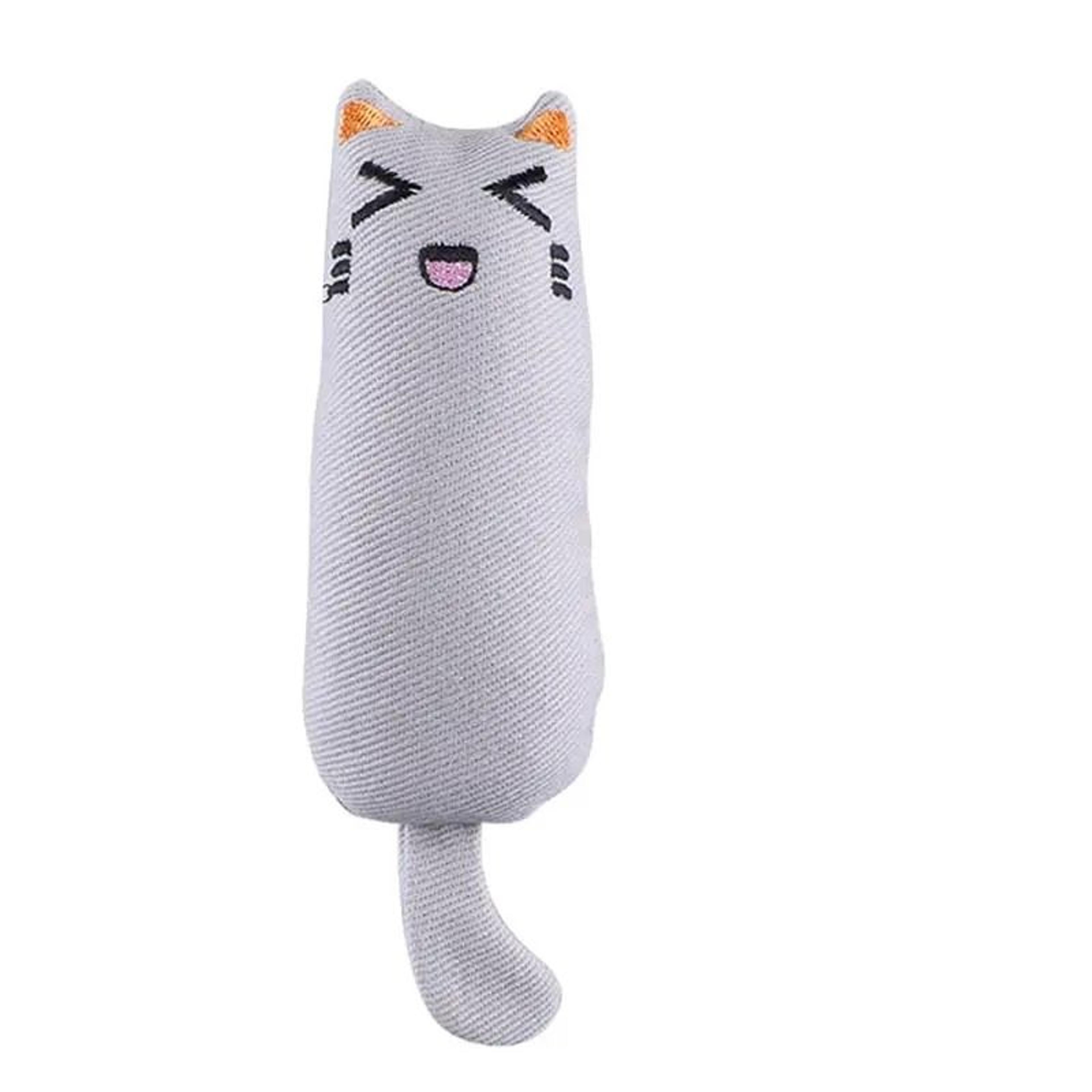 Catnip Thumb Plush Pillow  BiteResistant Teeth Grinding Chew Toy Set 6