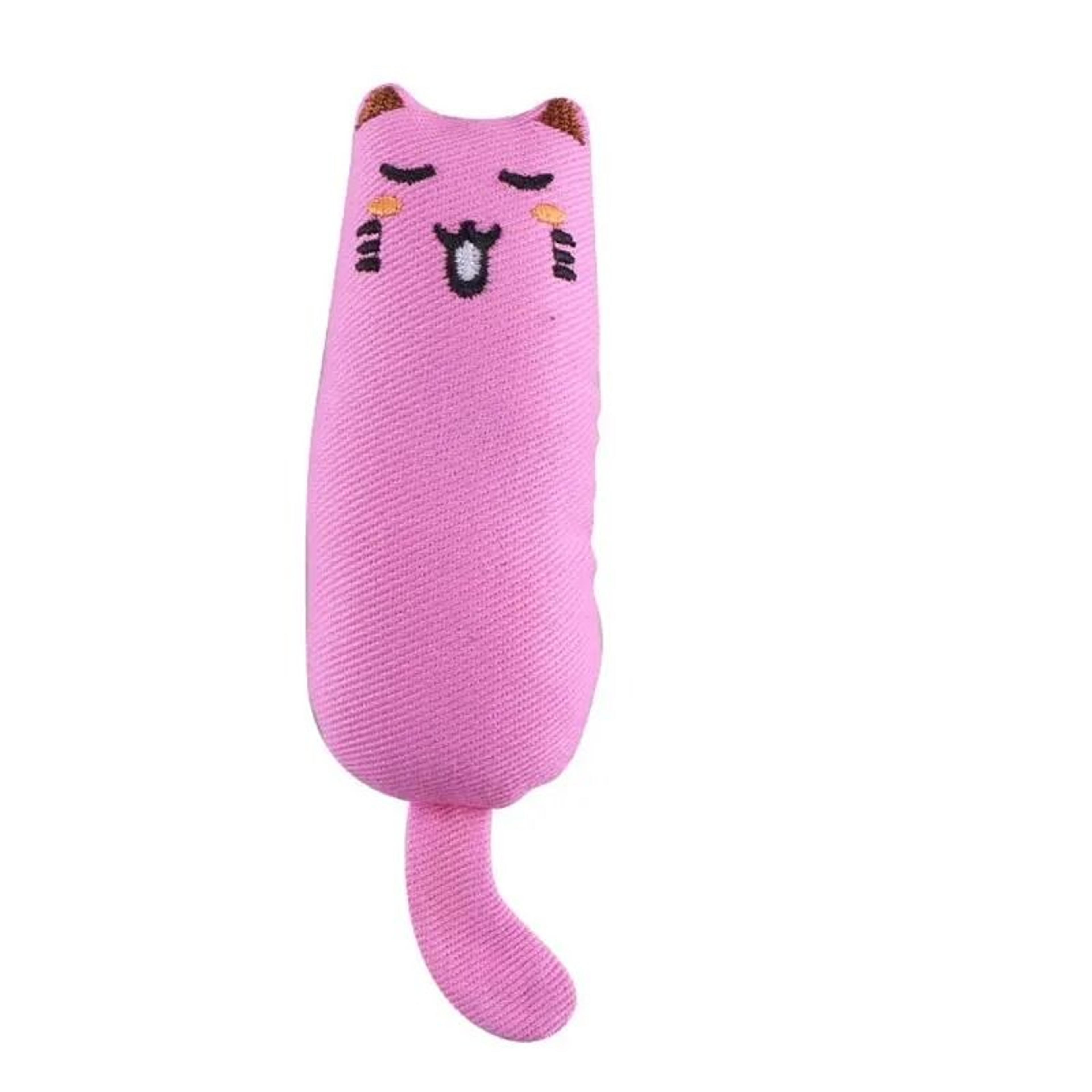 Catnip Thumb Plush Pillow  BiteResistant Teeth Grinding Chew Toy Set 7
