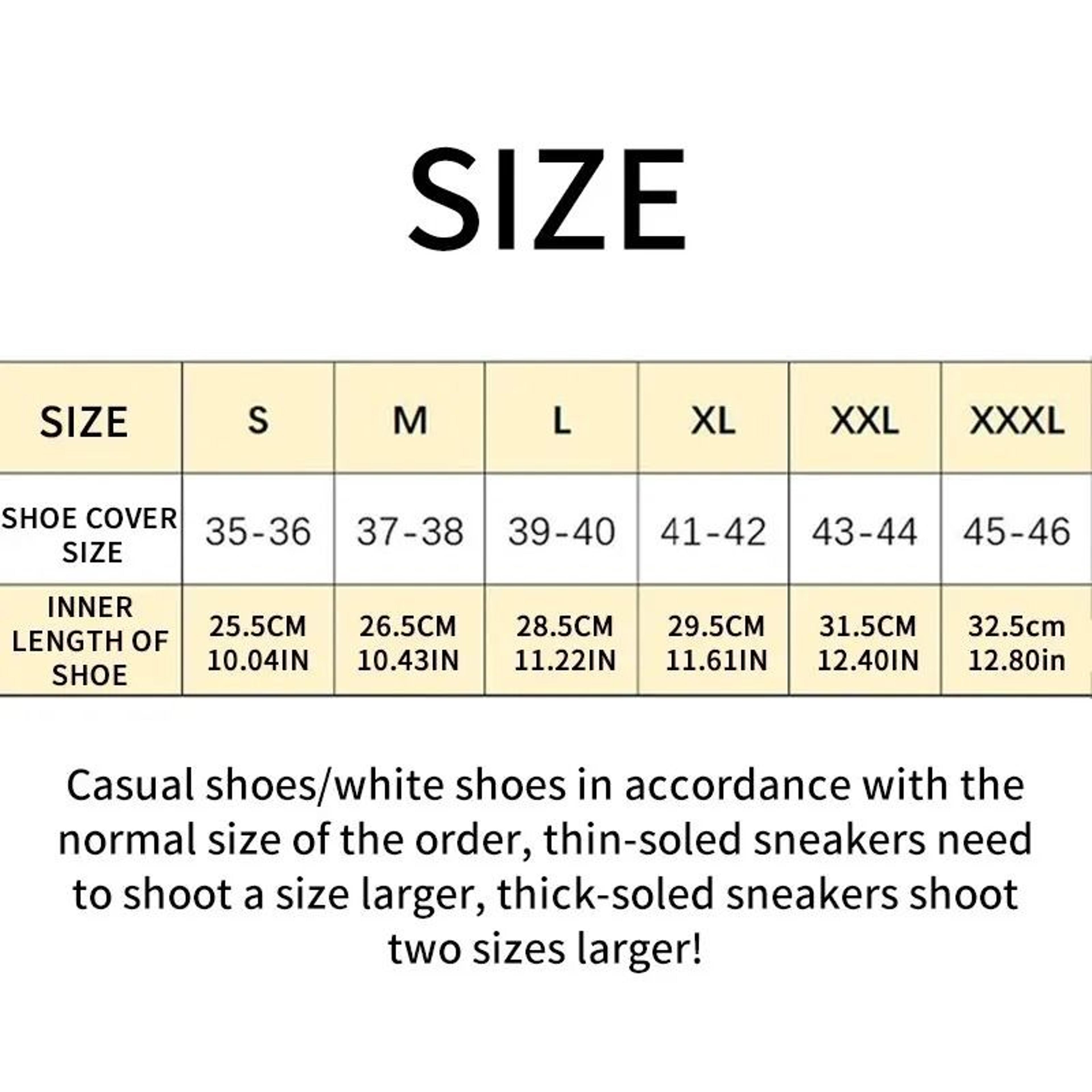 1 Pair Waterproof Reusable Rain  Snow Shoe Covers With NonSlip Sole 5