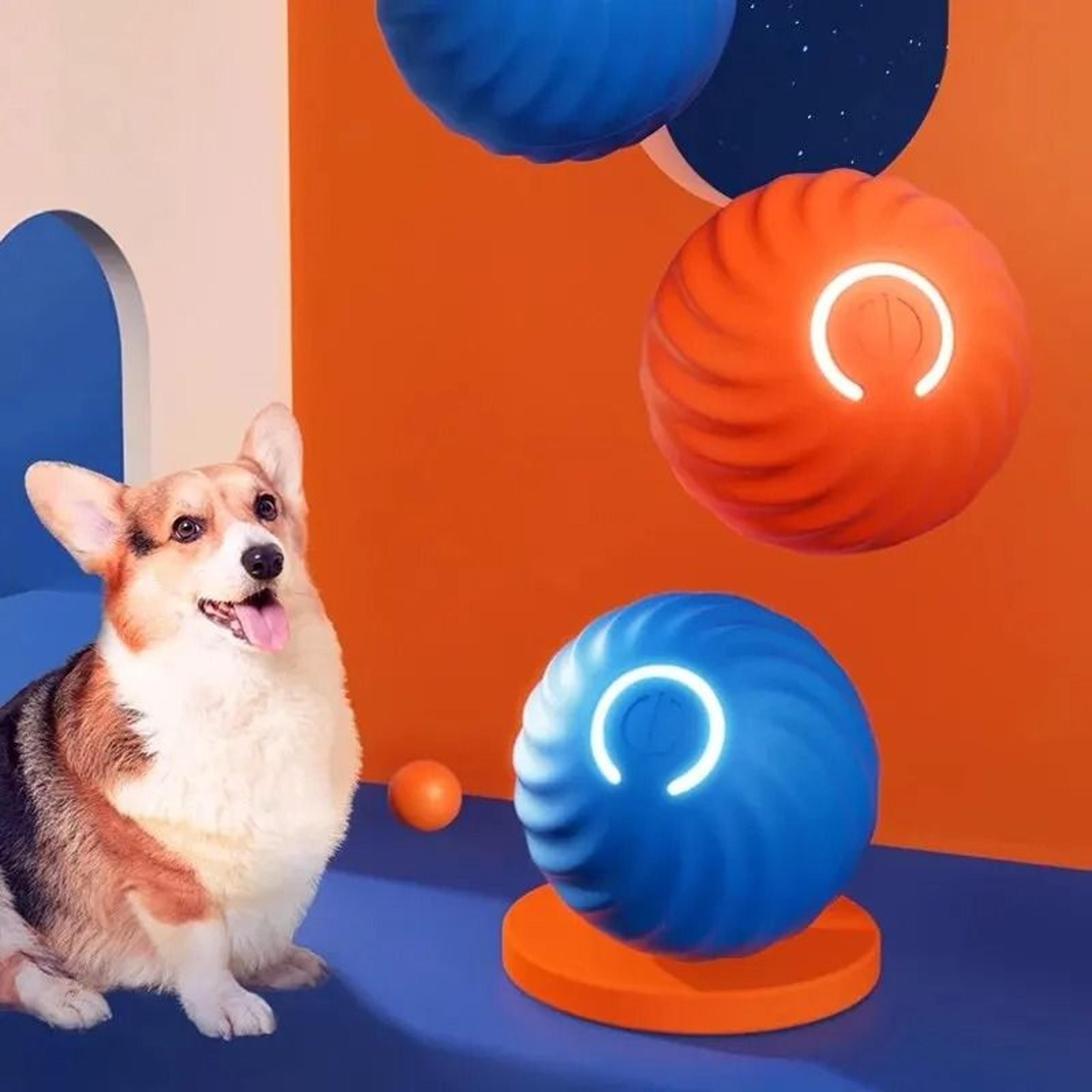 Intelligent Interactive Gravity Jump Ball For Dogs  Cats USB Rechargeable 1