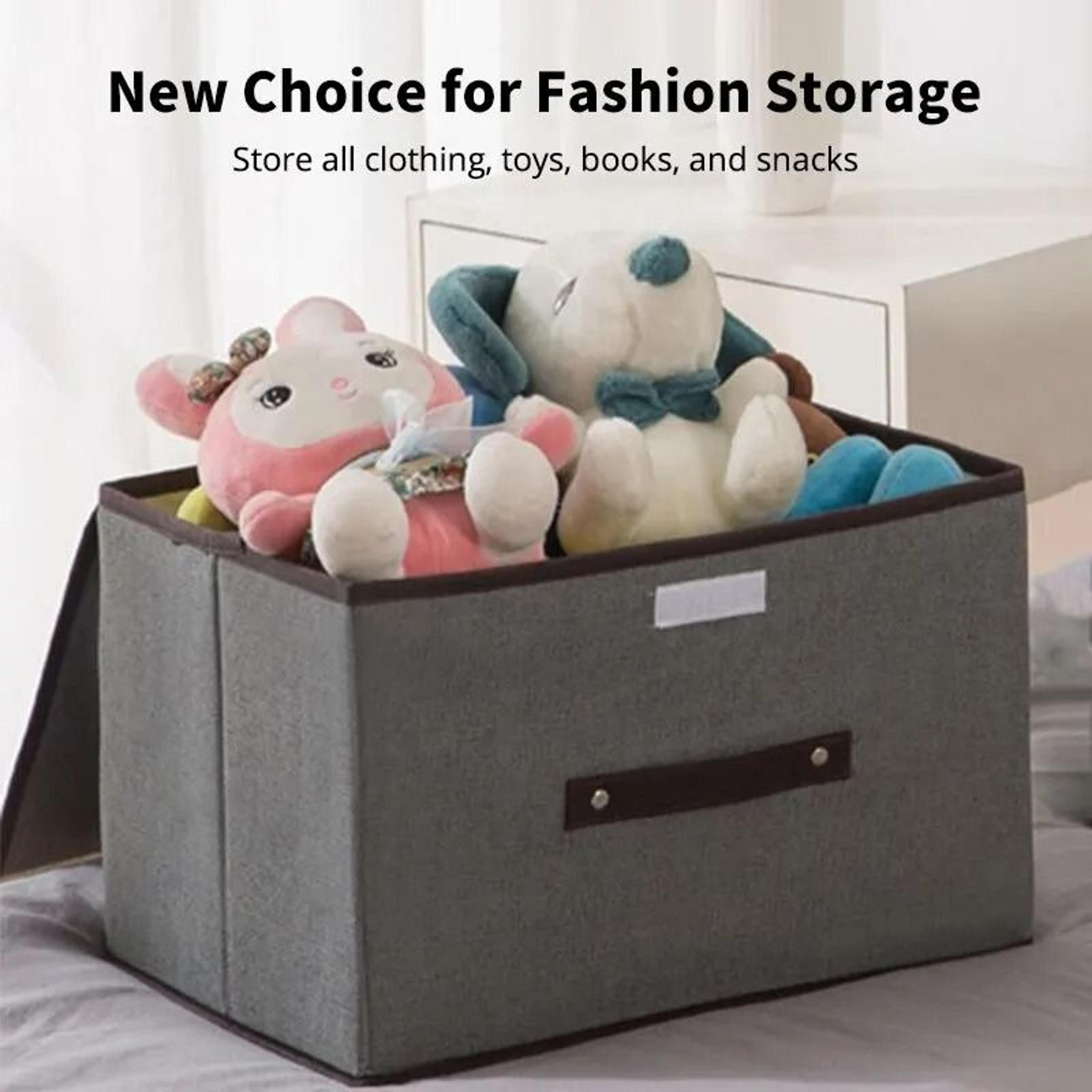 Foldable NonWoven Fabric Storage Organizer Box For Clothes Underwear Socks  Toys 2
