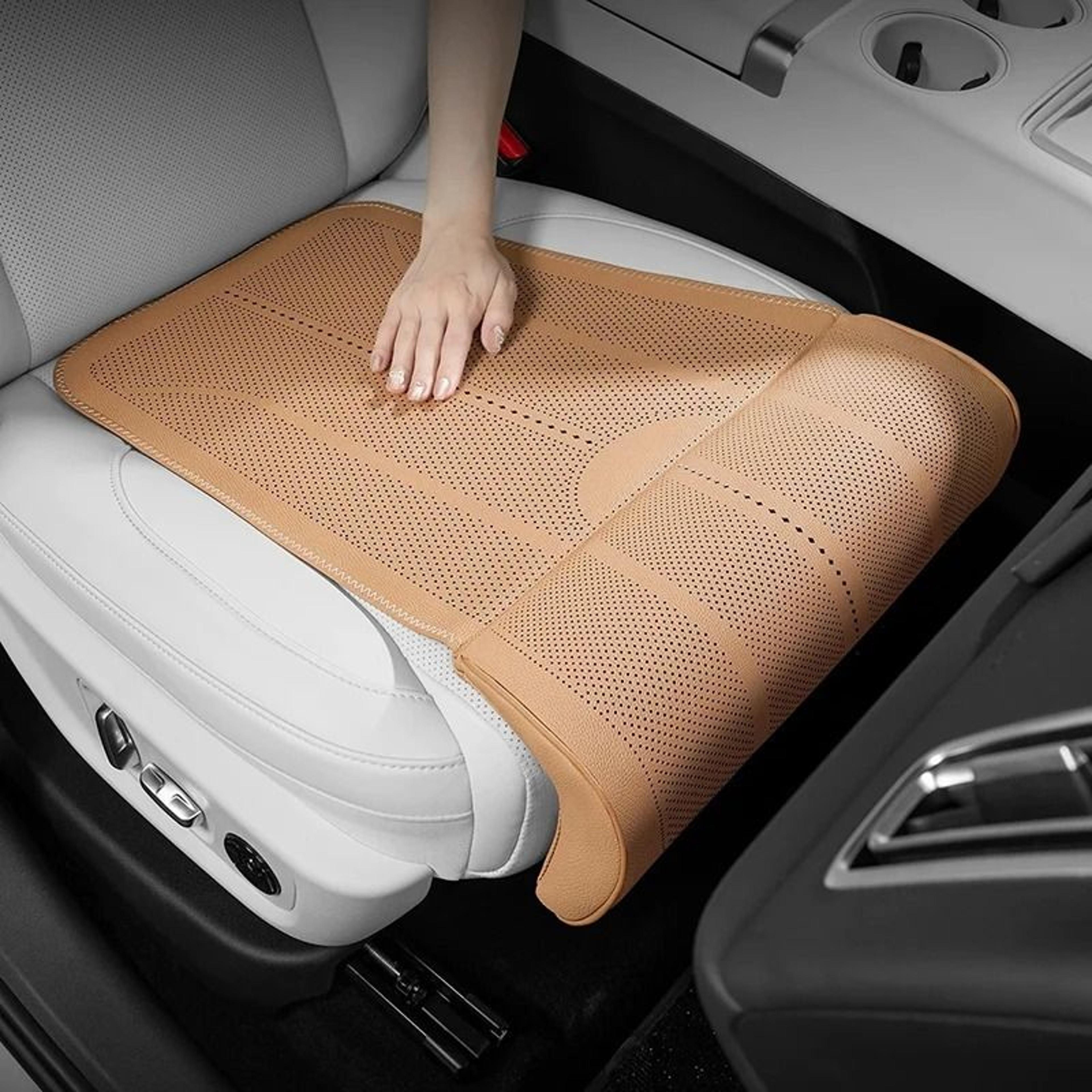 Universal Car Seat Cushion With Extended Leg Support  Fatigue Relief Thigh Pillow 2