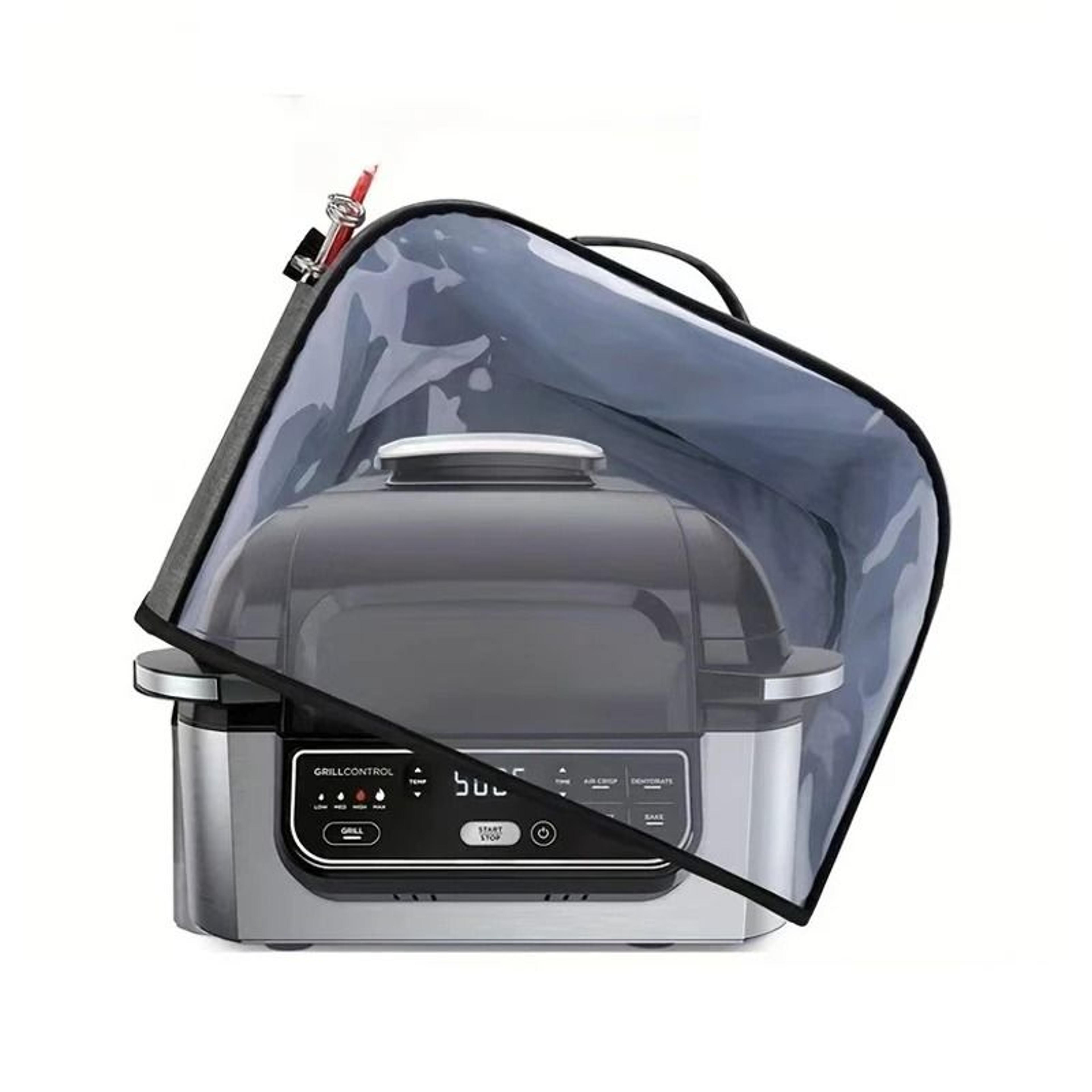 air fryer & grill dust cover with storage pockets - waterproof protective cover for ninja foodi