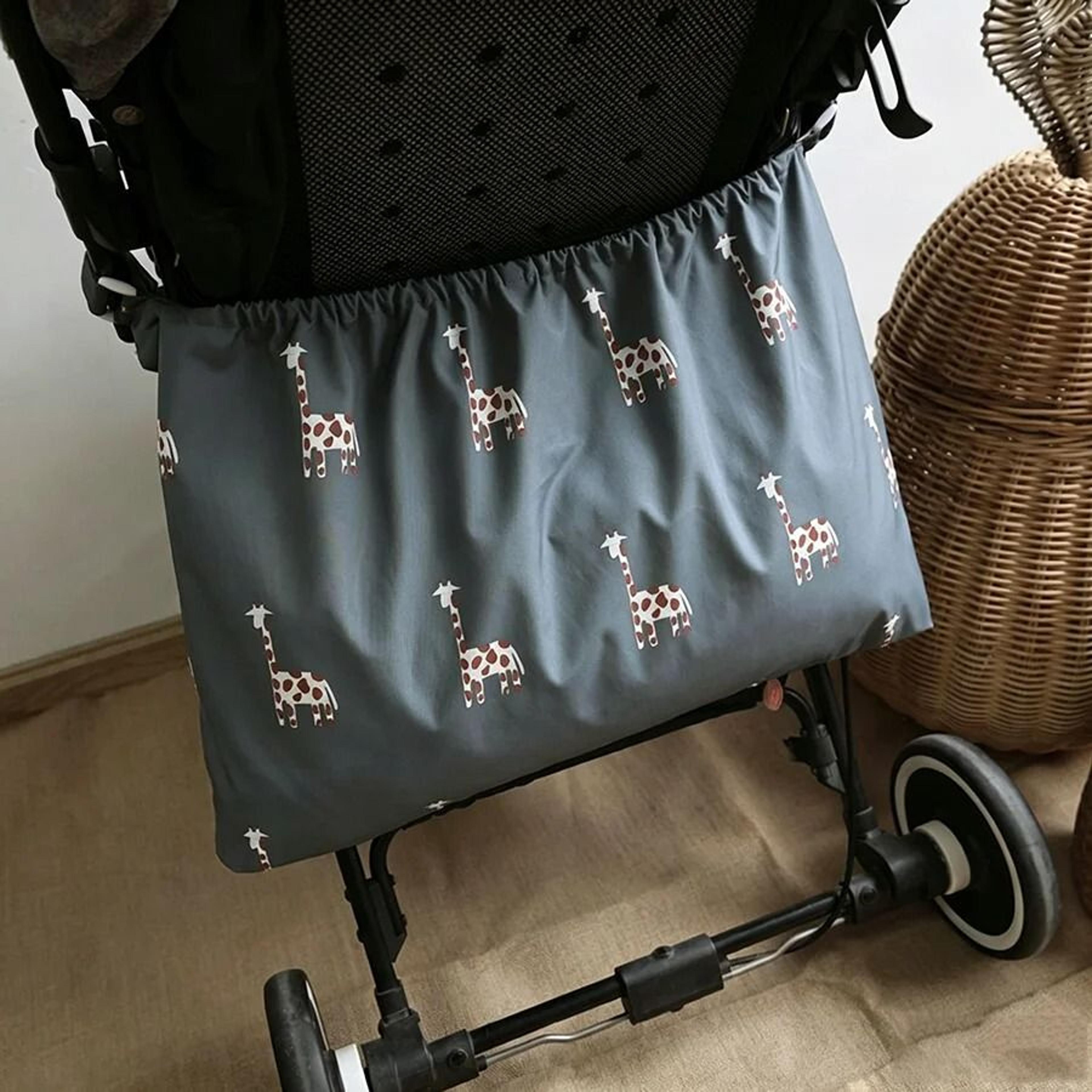 Waterproof Large Capacity Stroller Organizer  Portable Baby Pushchair Storage Caddy 7