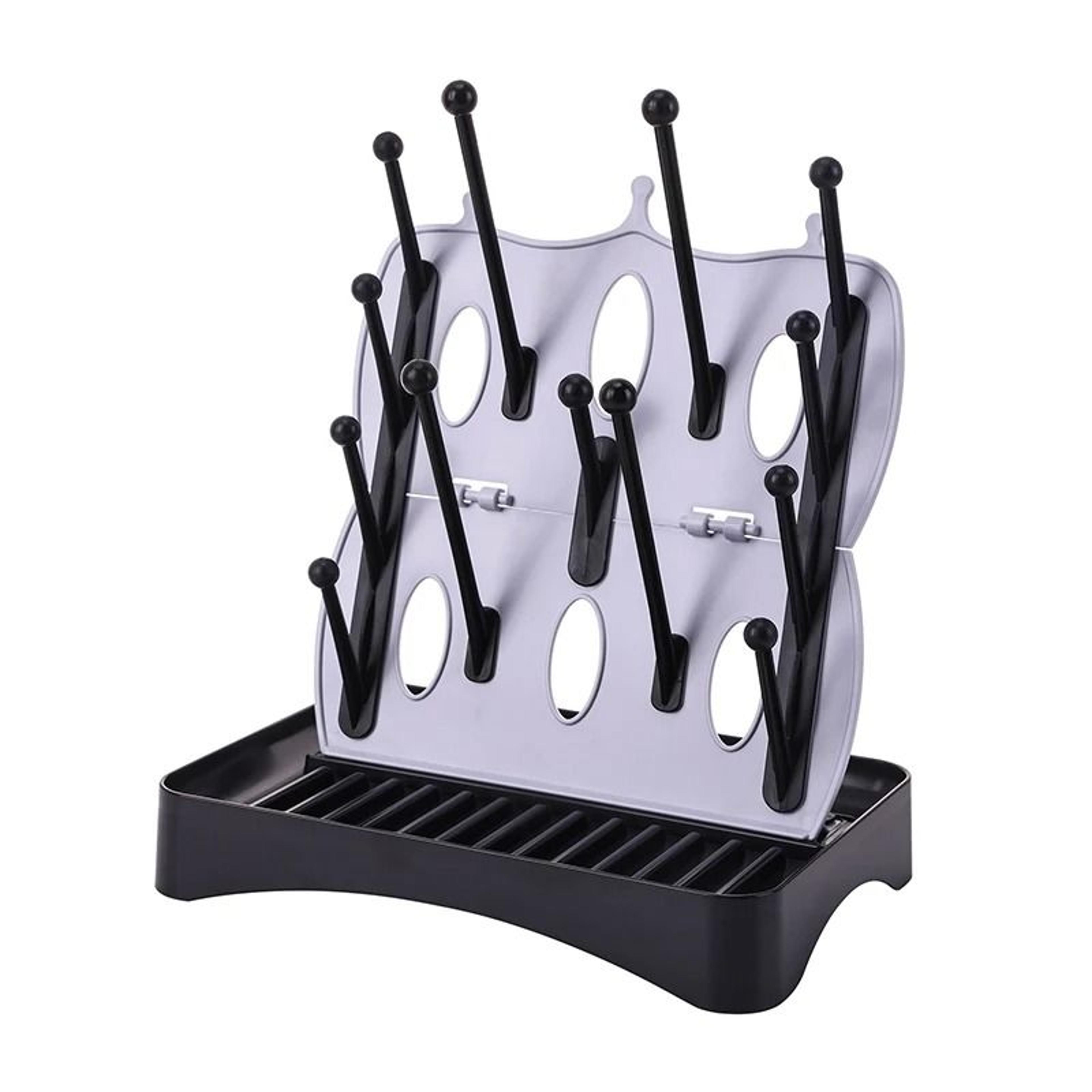 MultiFunction Baby Bottle Drying Rack  Hanging Countertop Water Cup Storage Stand 4