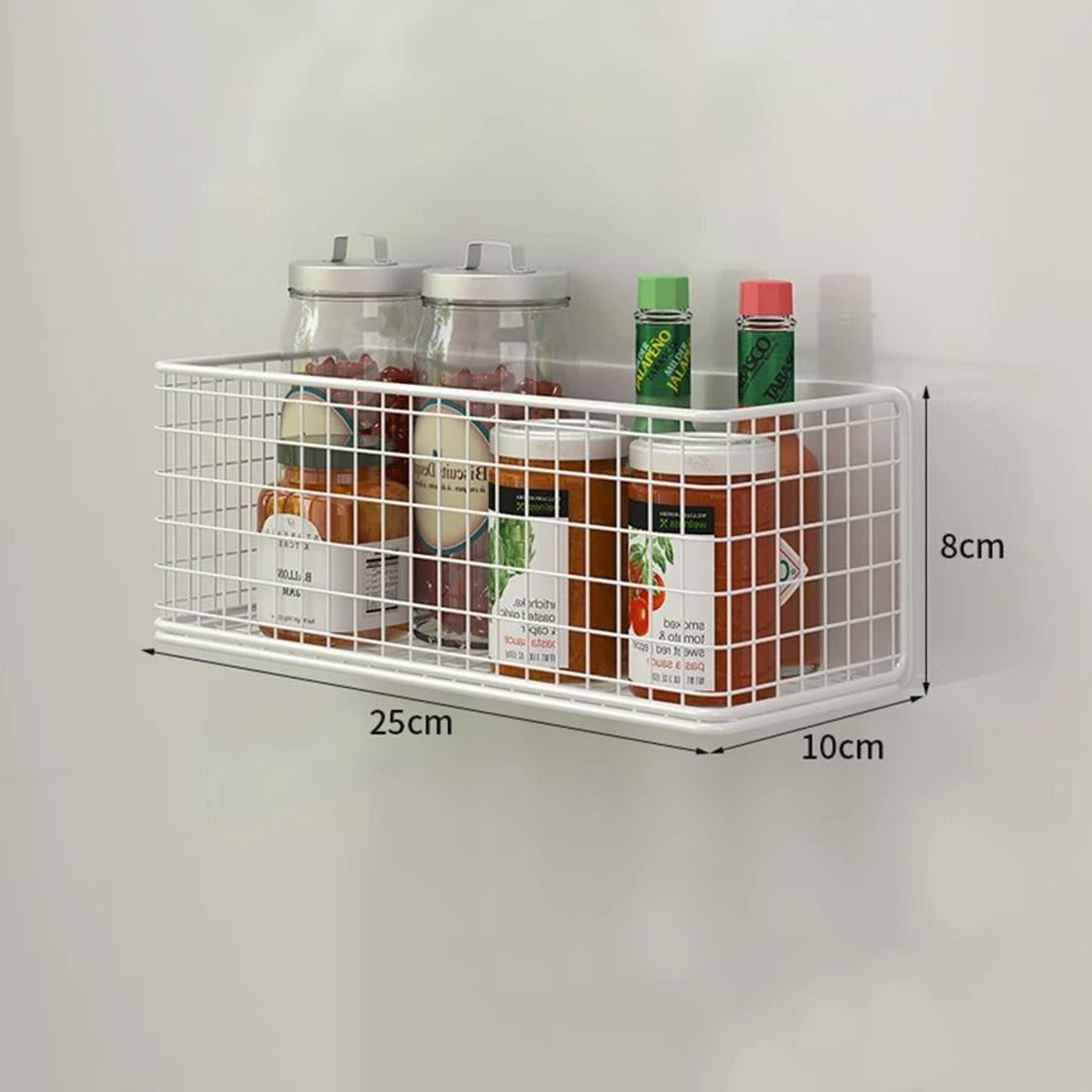 Strong Magnetic Spice Rack  NoDrill Refrigerator  Microwave Storage Organizer 6