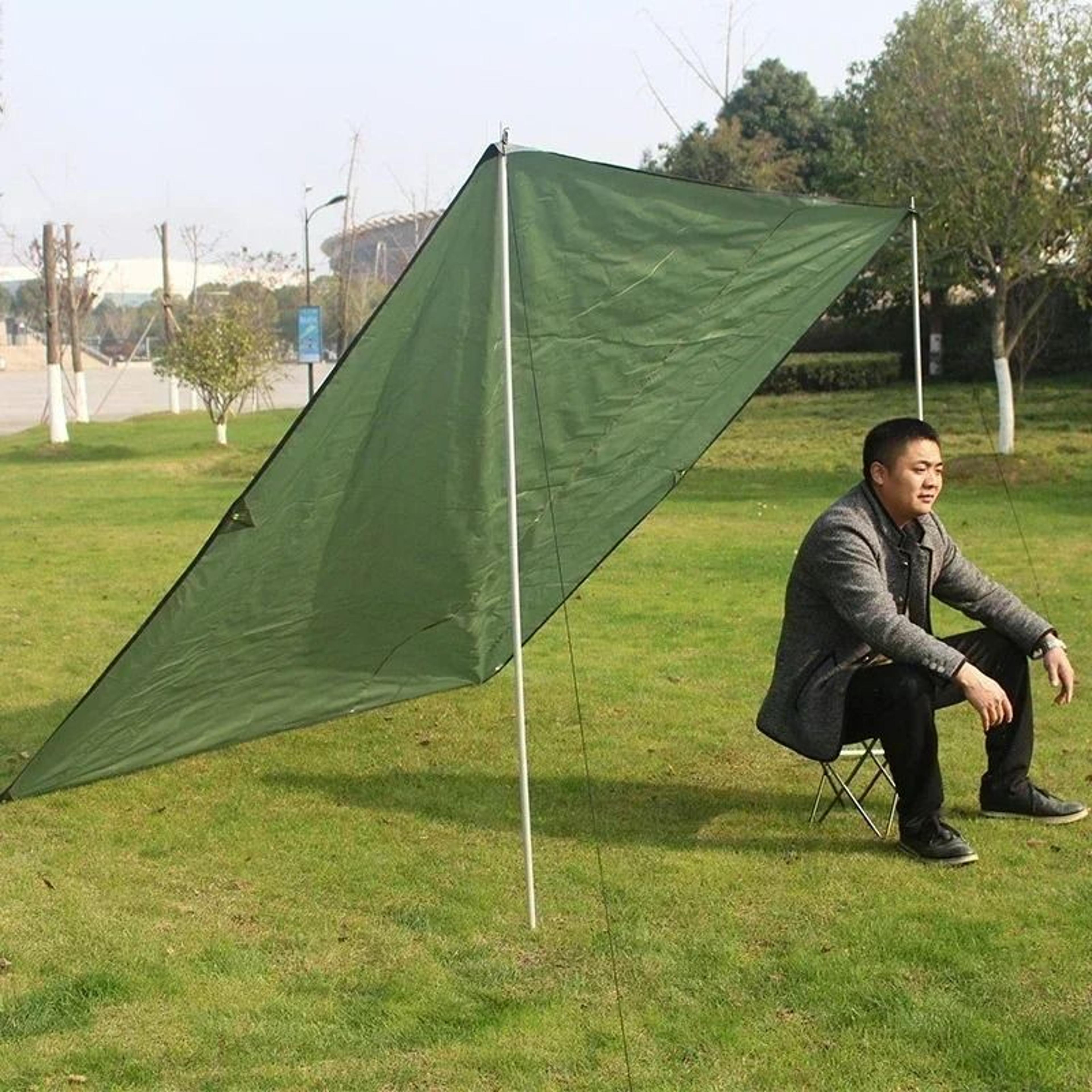 MultiPurpose Waterproof Camping Tent Tarp  Hammock Rain Fly Footprint Ground Cloth  Beach Picnic Ma 3