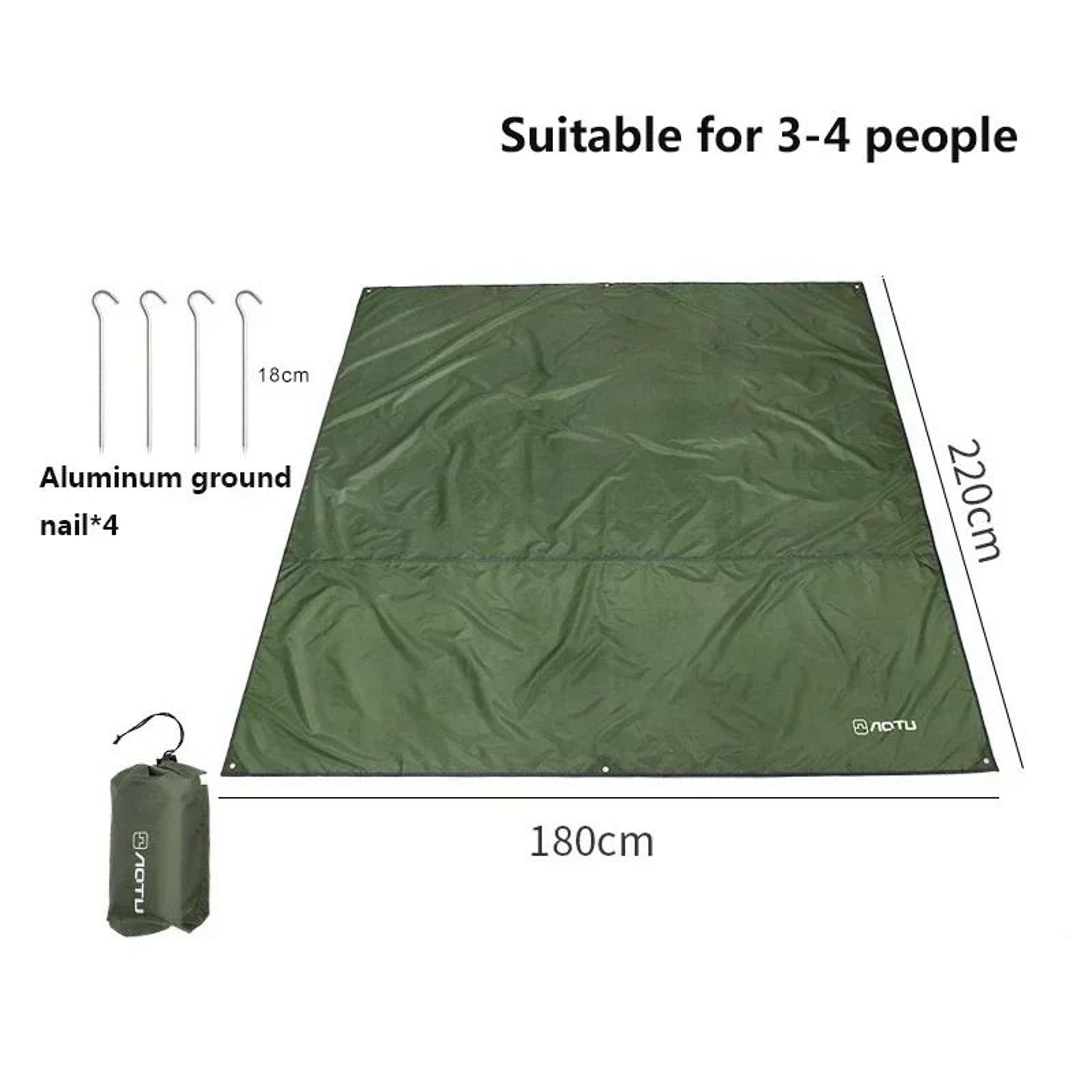 MultiPurpose Waterproof Camping Tent Tarp  Hammock Rain Fly Footprint Ground Cloth  Beach Picnic Ma 7