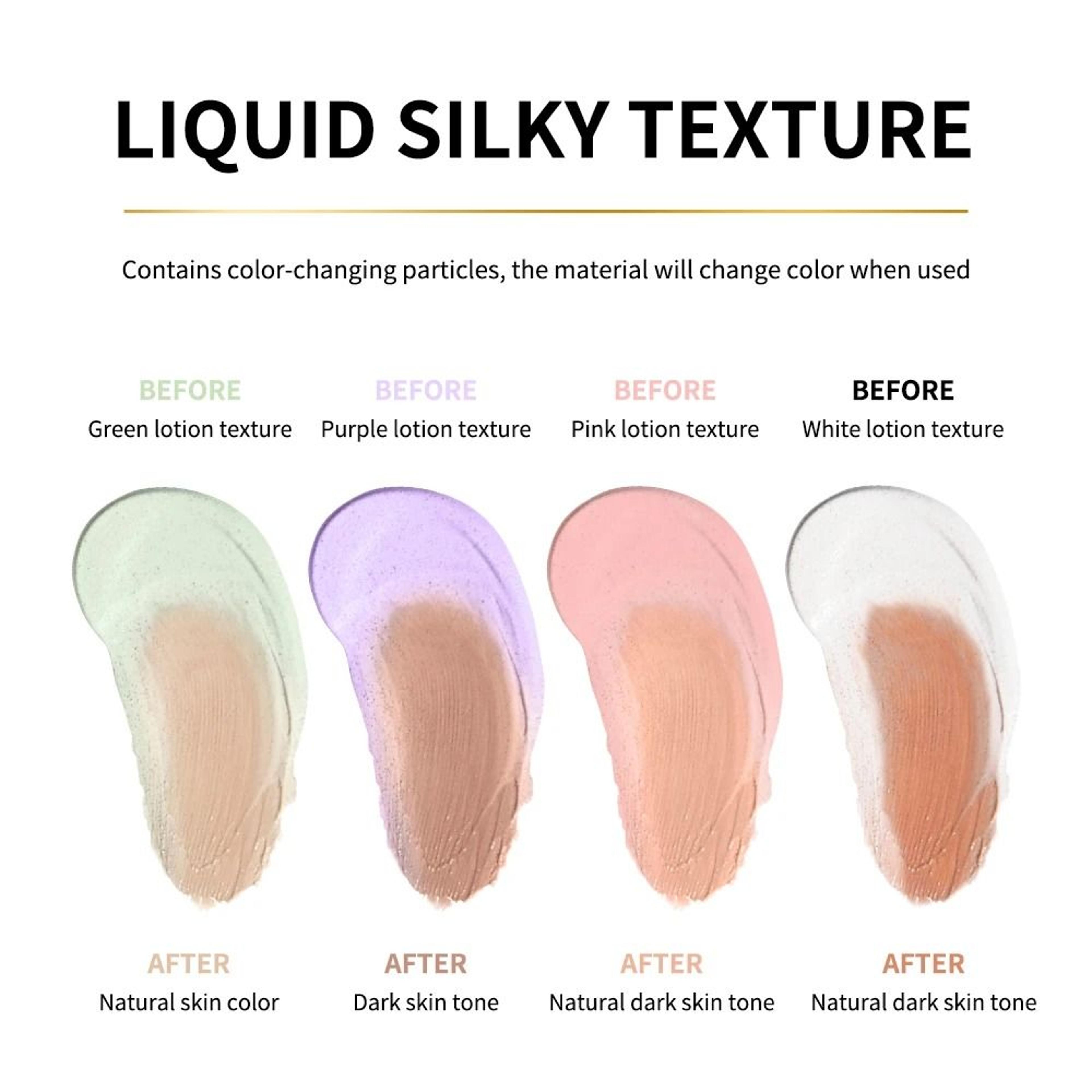Magic ColorChanging Liquid Foundation  SelfAdjusting CC Cream  LongWear Makeup Base 5