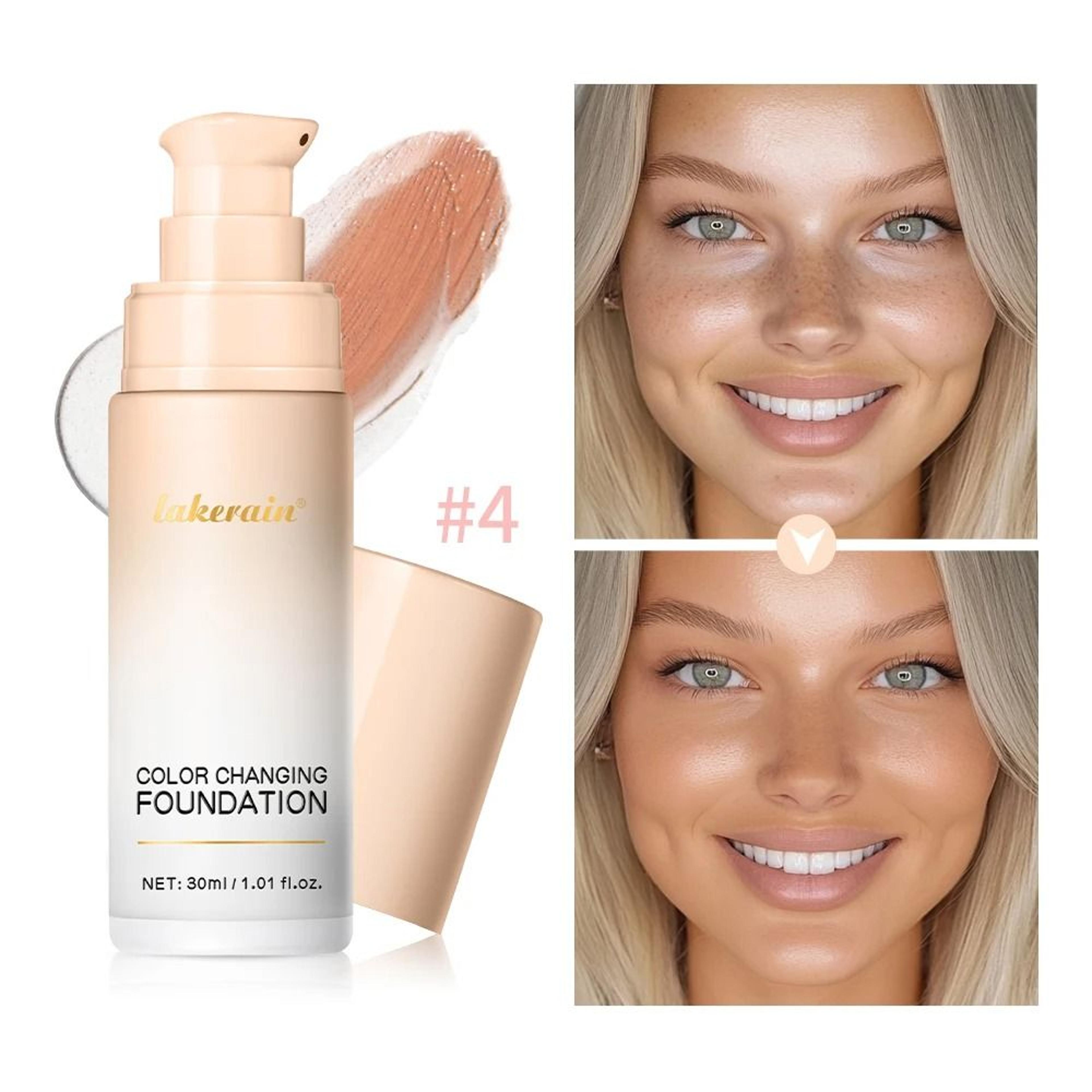 Magic ColorChanging Liquid Foundation  SelfAdjusting CC Cream  LongWear Makeup Base 9