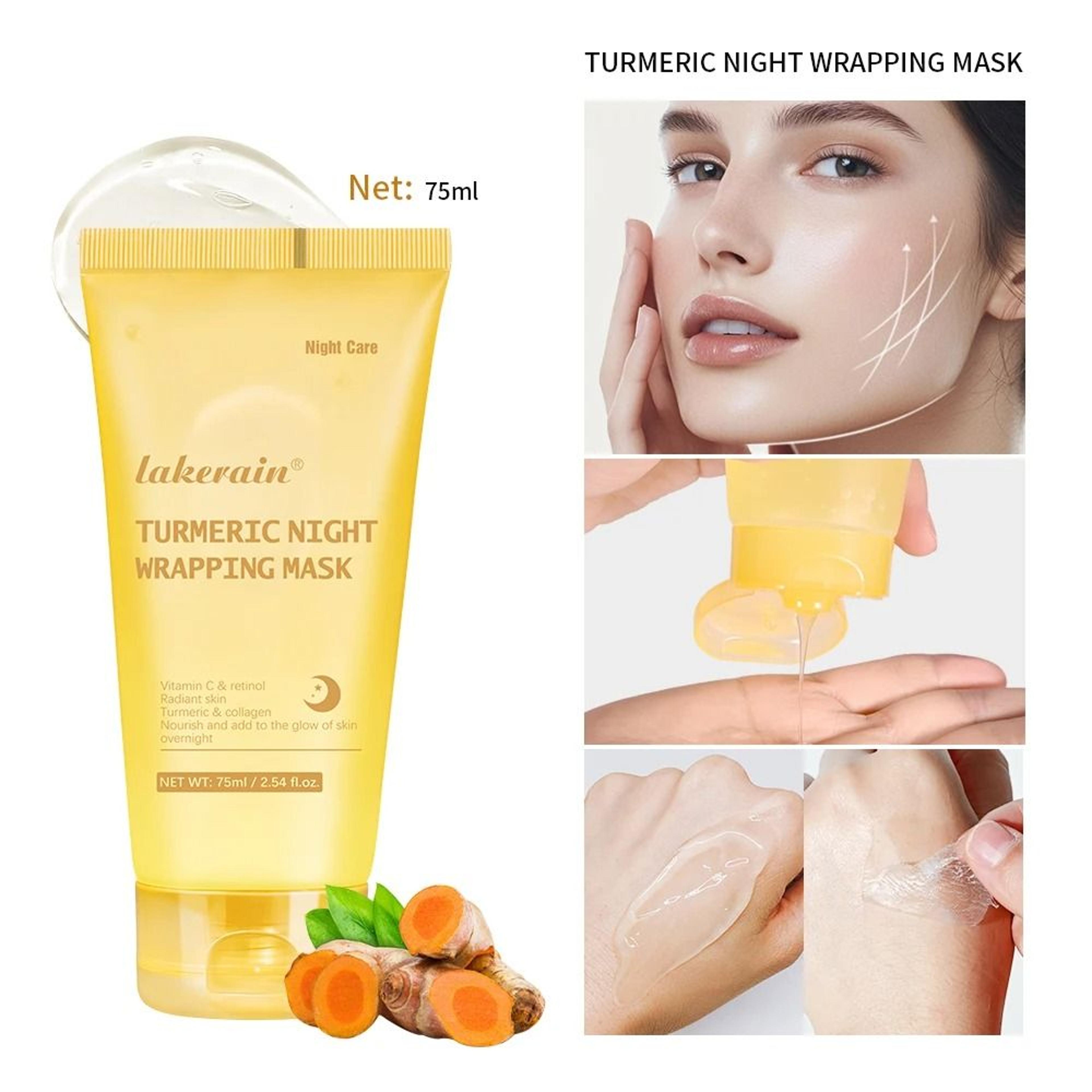Korean Deep Collagen PeelOff Mask  BioCollagen Night Wrapping Mask For Lifting  Wrinkle Care 12