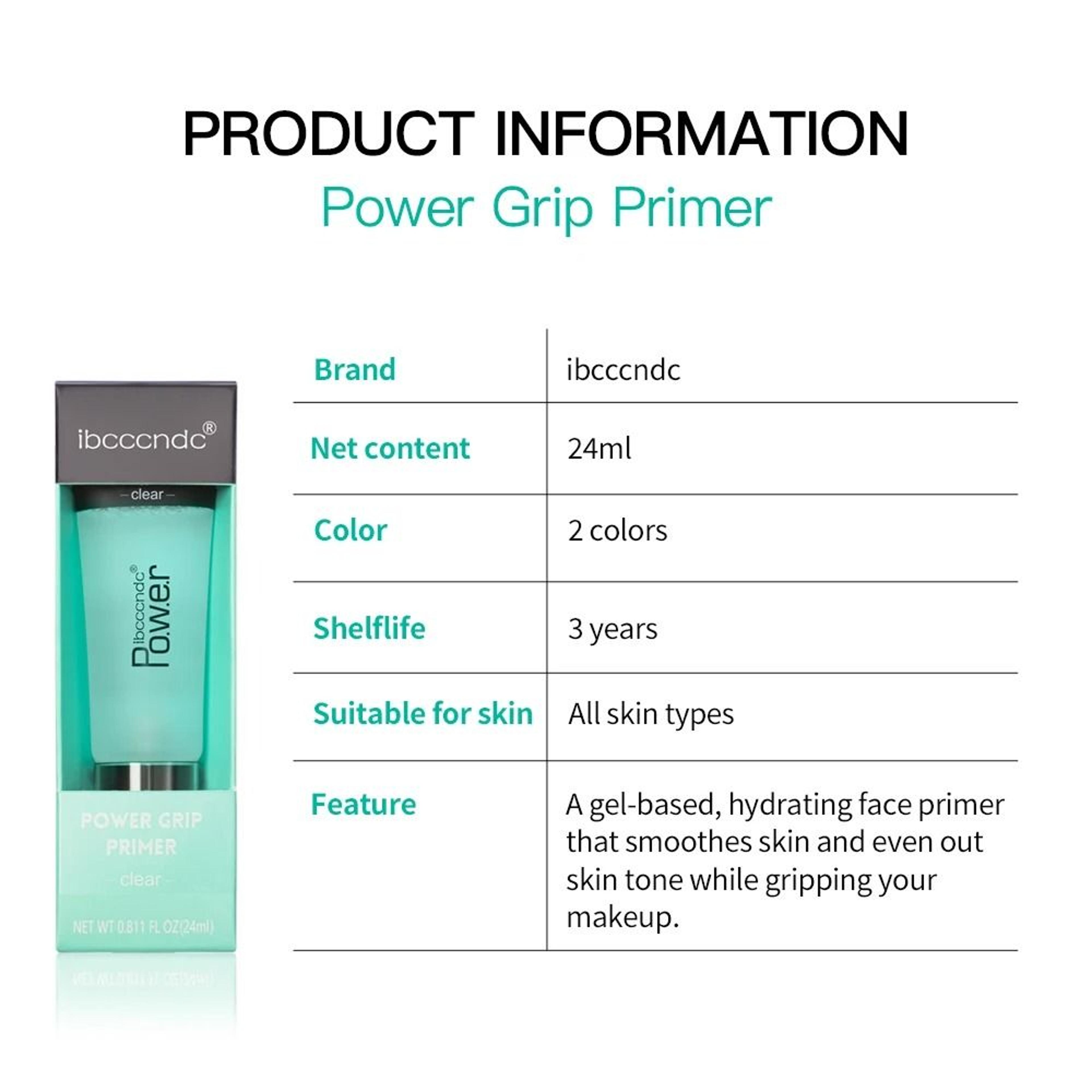 24ml Power Grip Gel Primer  Hydrating  PoreInvisible Makeup Gripping Primer 2
