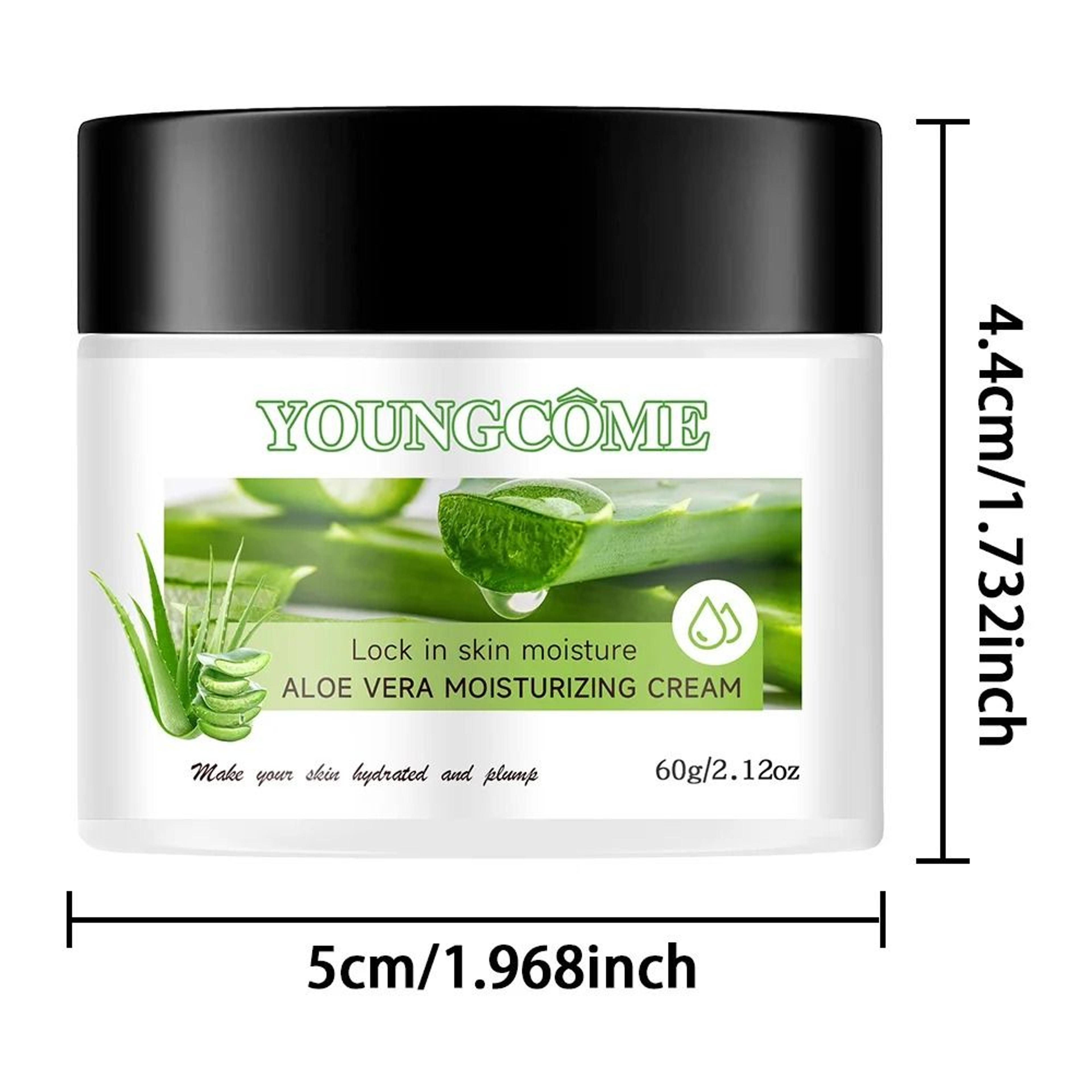 Aloe Vera  Hyaluronic Acid Deep Hydrating Face Cream  AntiWrinkle  PoreShrinking Plant Essence 7