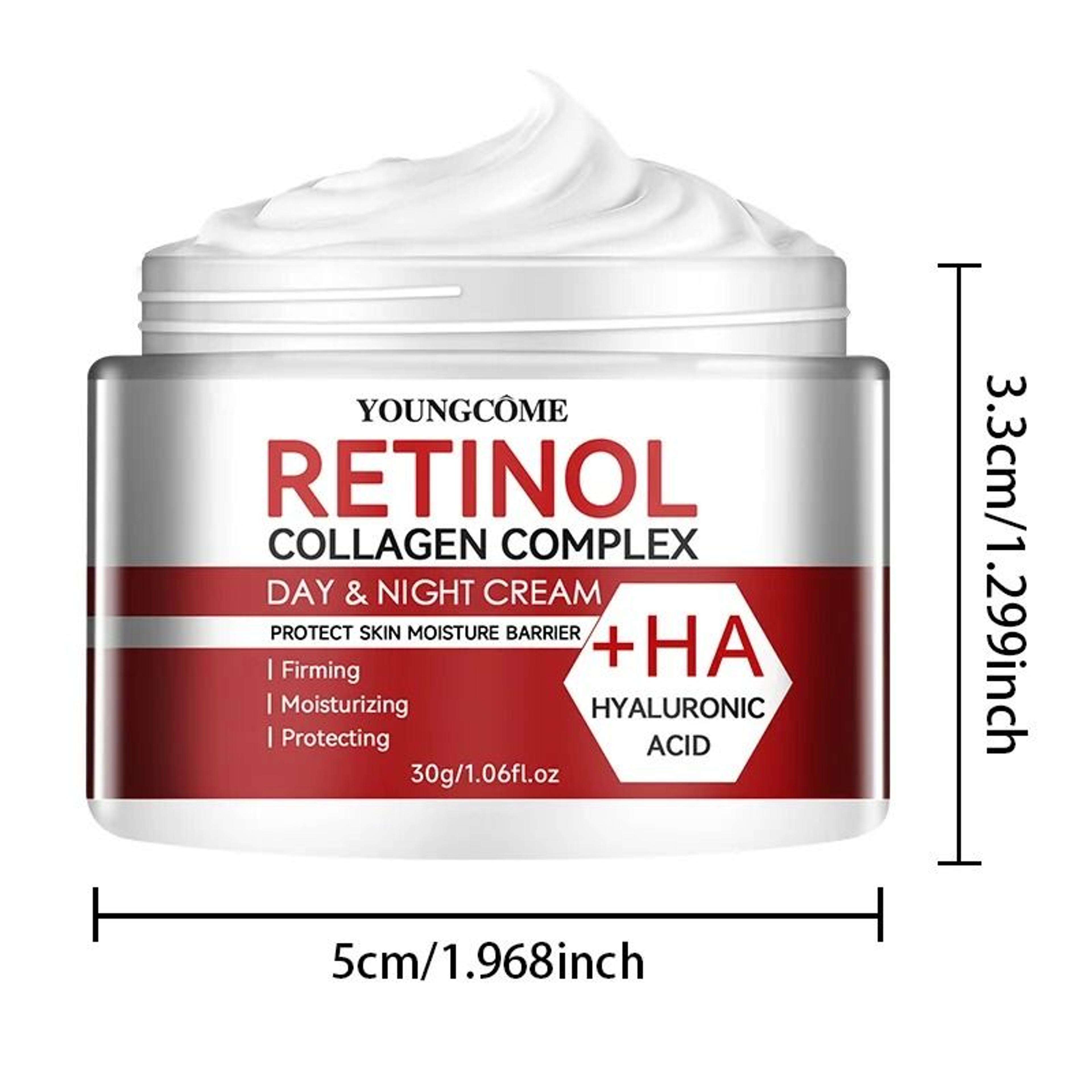 Retinol Collagen Facial Repair Cream  Deep Hydration  AntiAging Moisture Care For Dry Skin 7