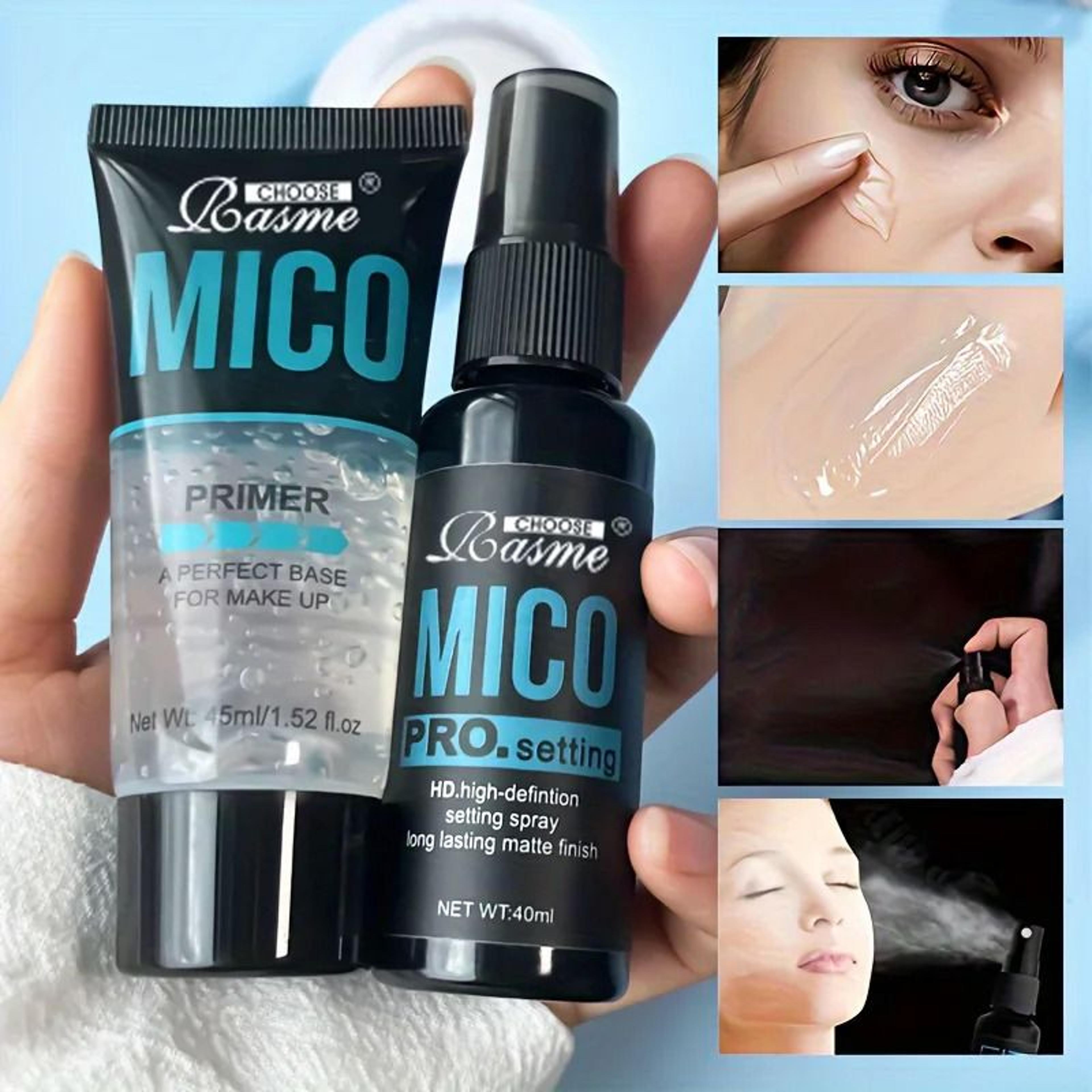 2Piece Base  Lock Makeup Set  PoreBlurring Primer  LongWear Setting Spray Duo 1