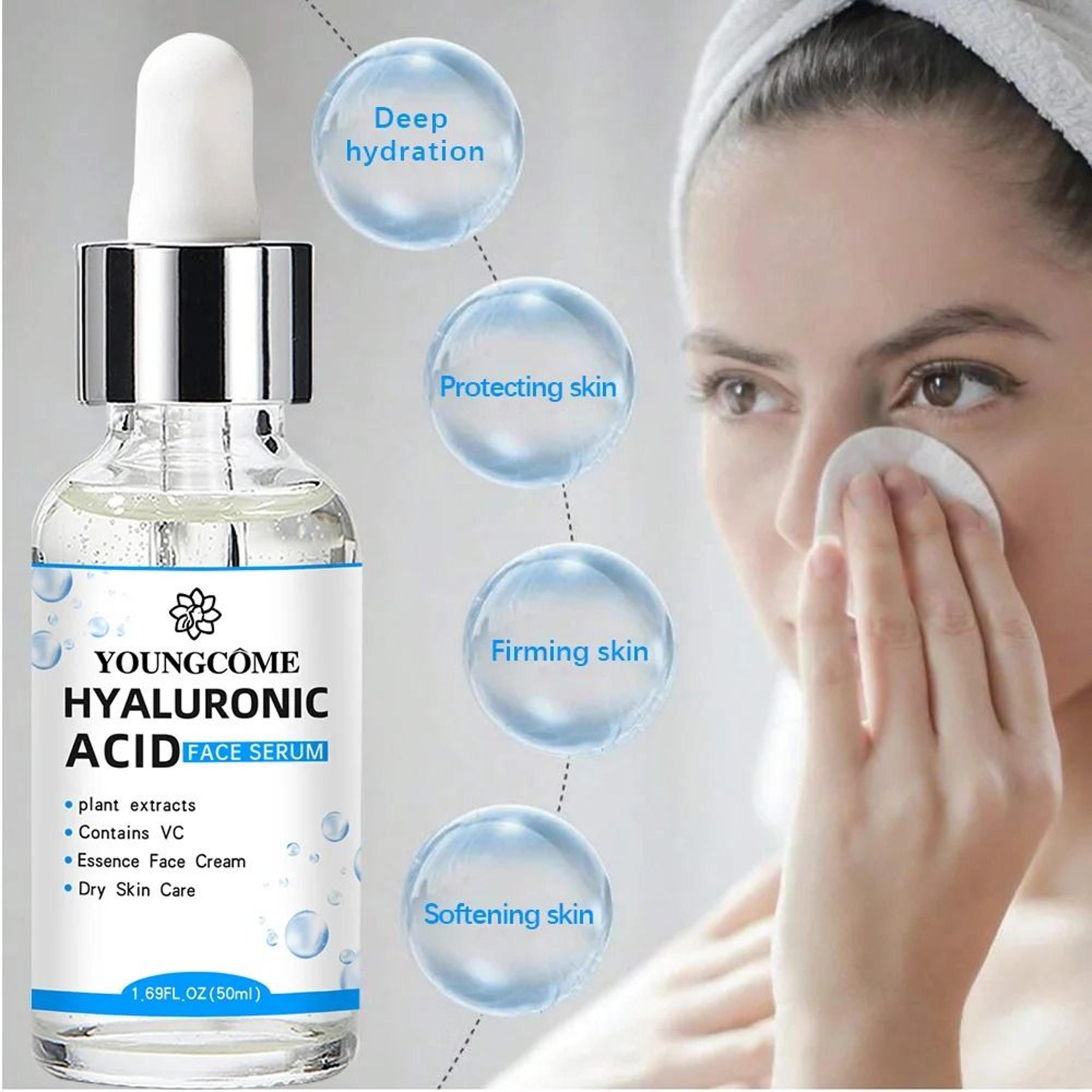 Hyaluronic Acid Facial Essence  Deep Hydrating  Plumping Serum Korean Skin Care 2
