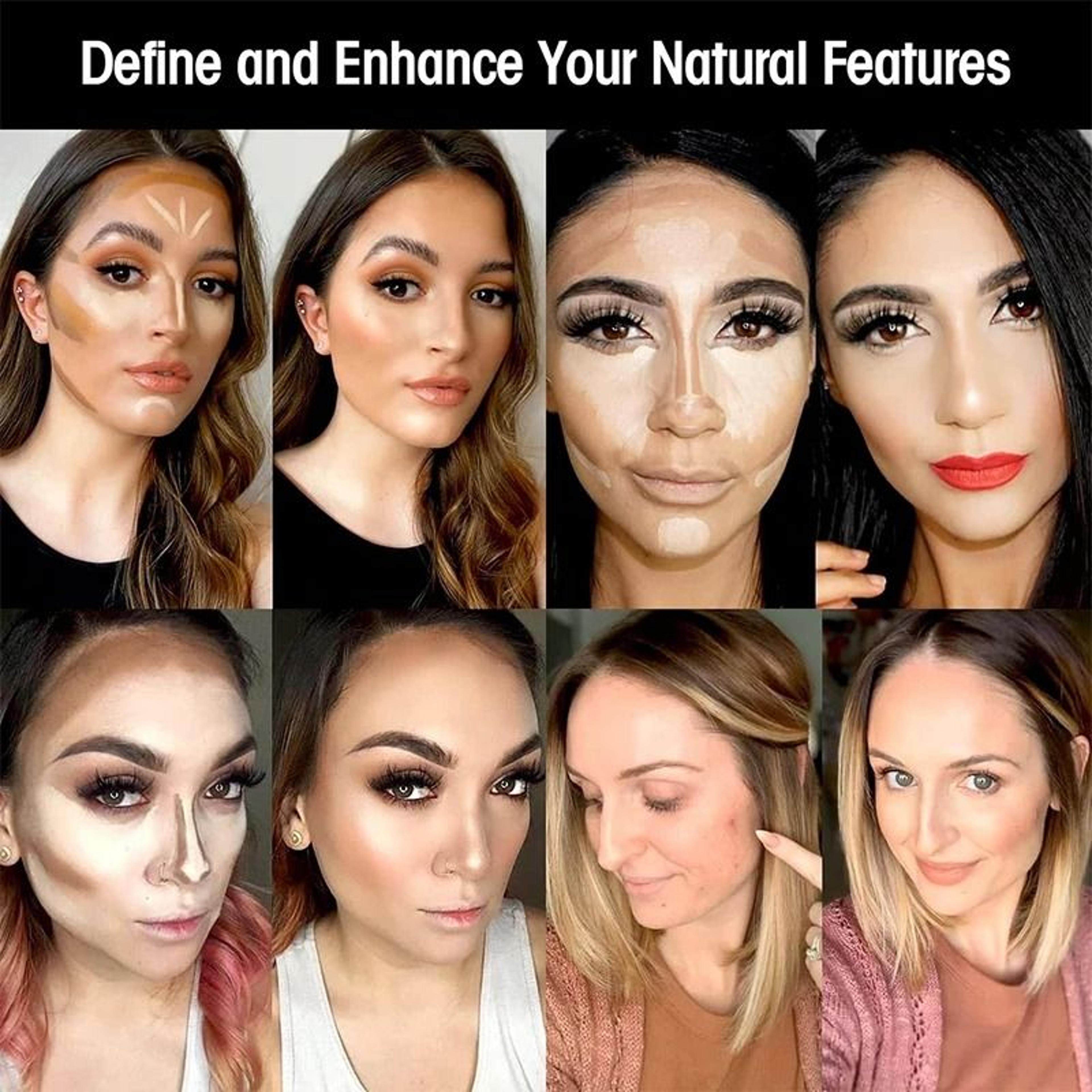 10Color Pro Cream Concealer Palette  Full Coverage Dark Circle Tattoo  Contour Correction Base 4