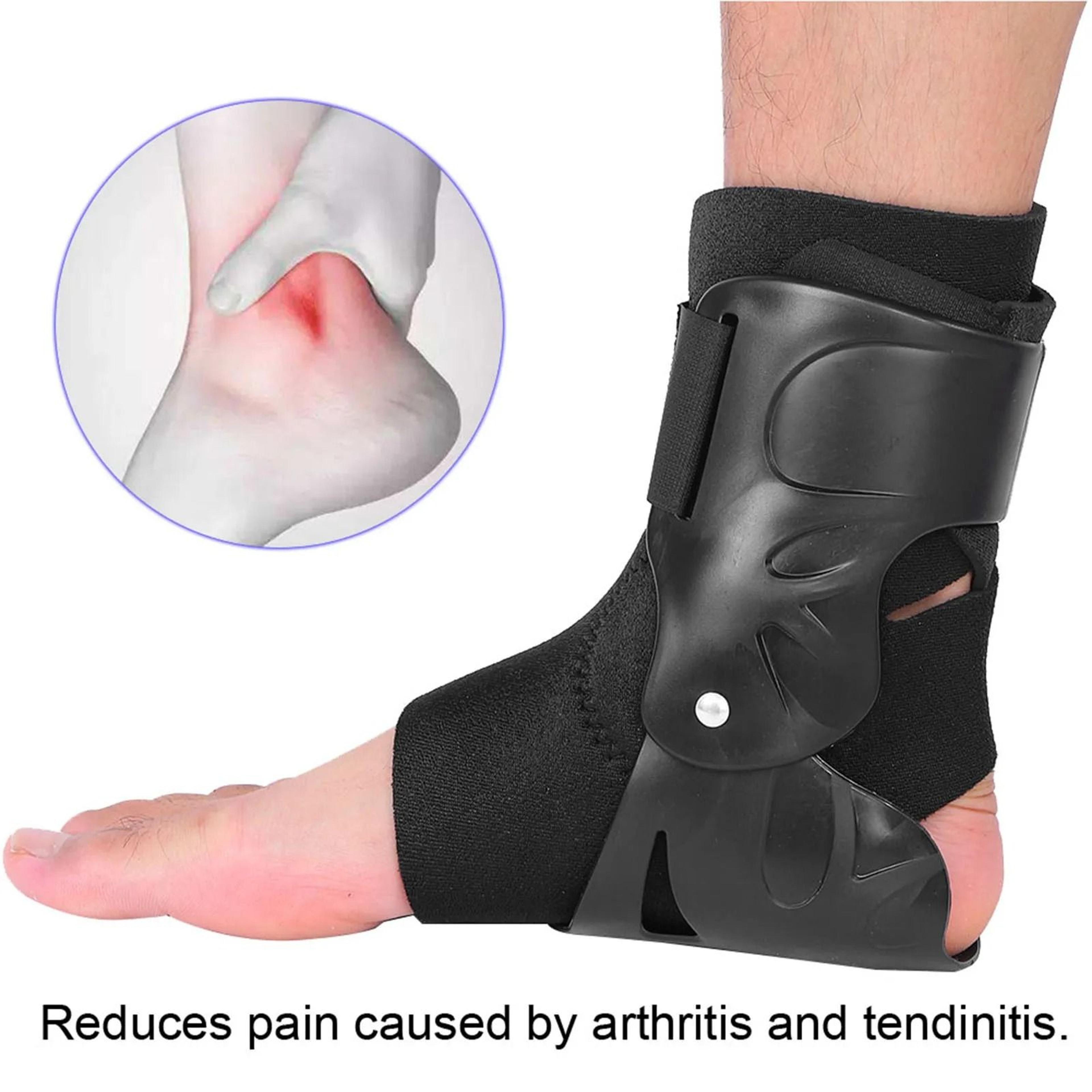 Adjustable Compression Ankle Support Brace  Breathable Elastic Foot Guard Strap For Injury Recovery 0