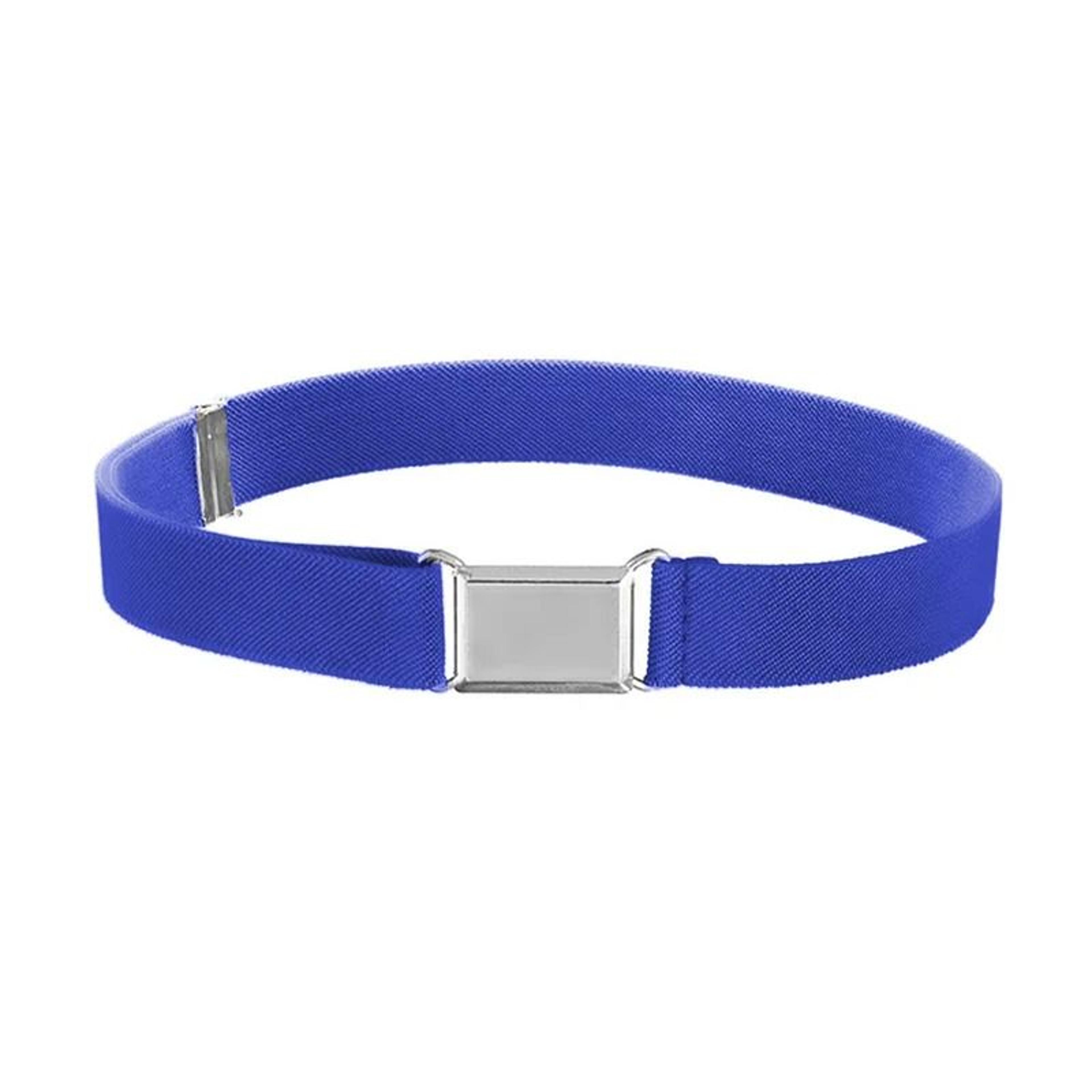 Womens Invisible Elastic Stretch Belt  Adjustable NoShow Flat Square Buckle Waist Belt For Jeans  D 12