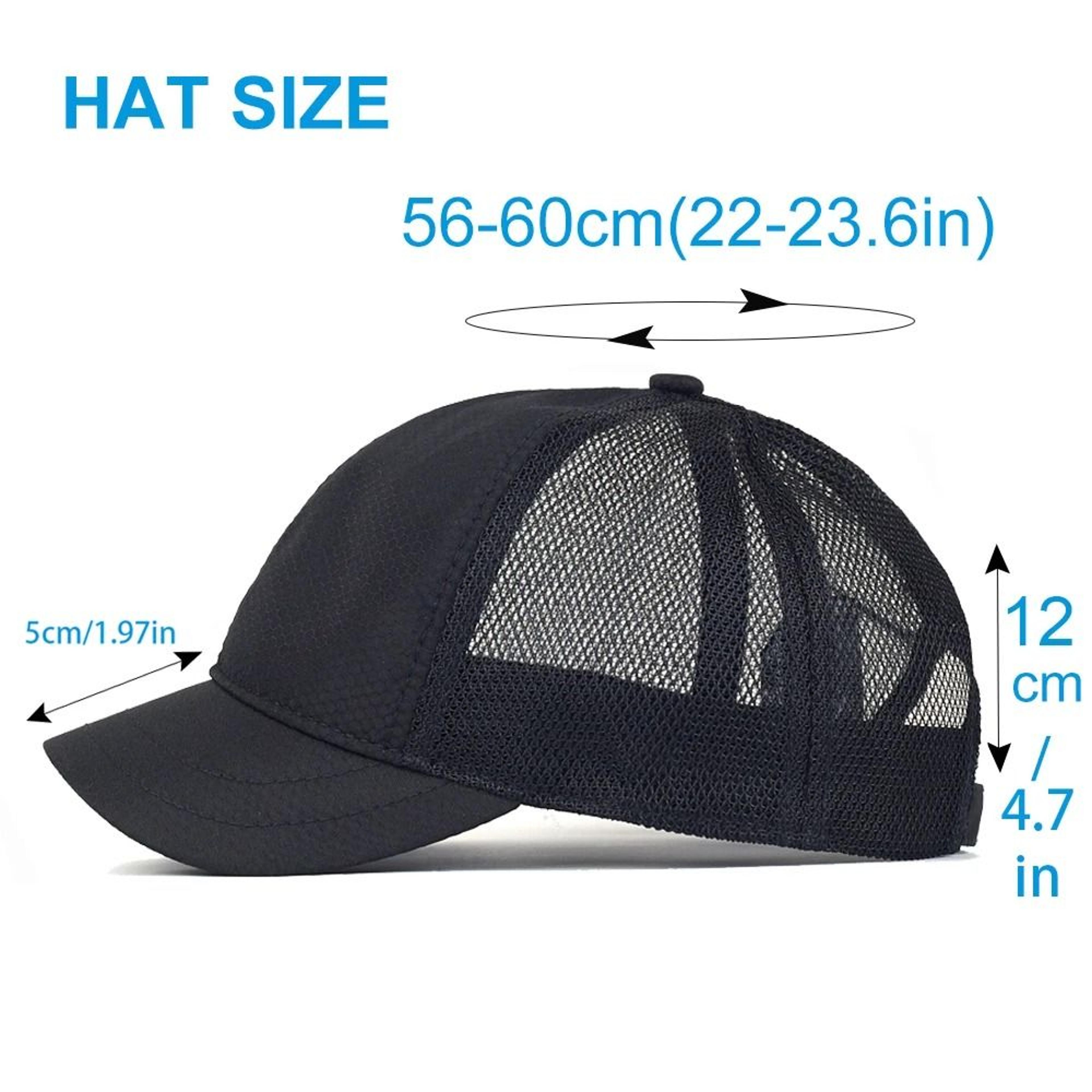 LowProfile Short Brim Mesh Baseball Cap  Unisex Breathable Summer Trucker Dad Hat 2