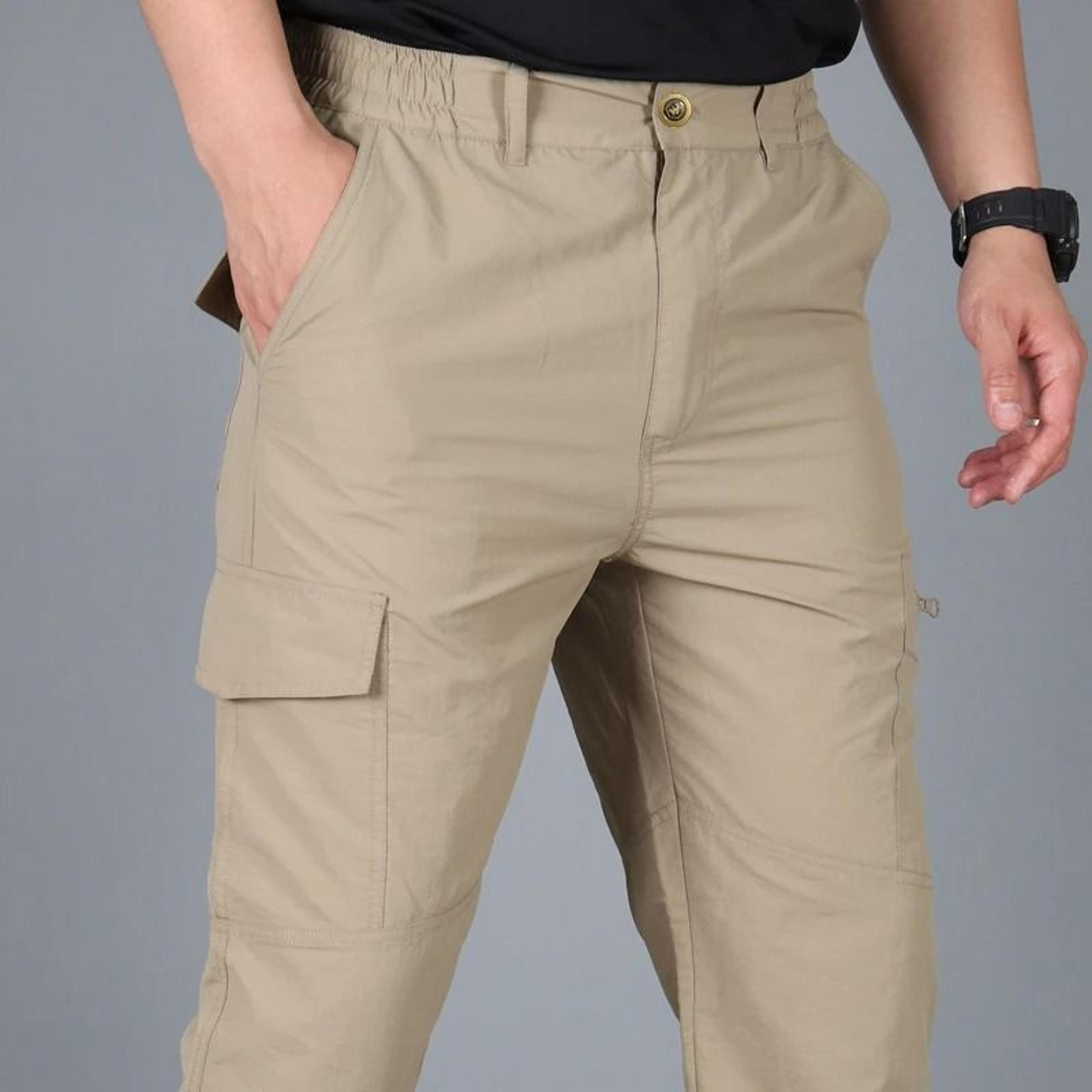 Mens Summer Lightweight Tactical Cargo Pants  Waterproof  WearResistant Outdoor Hiking Trousers 9