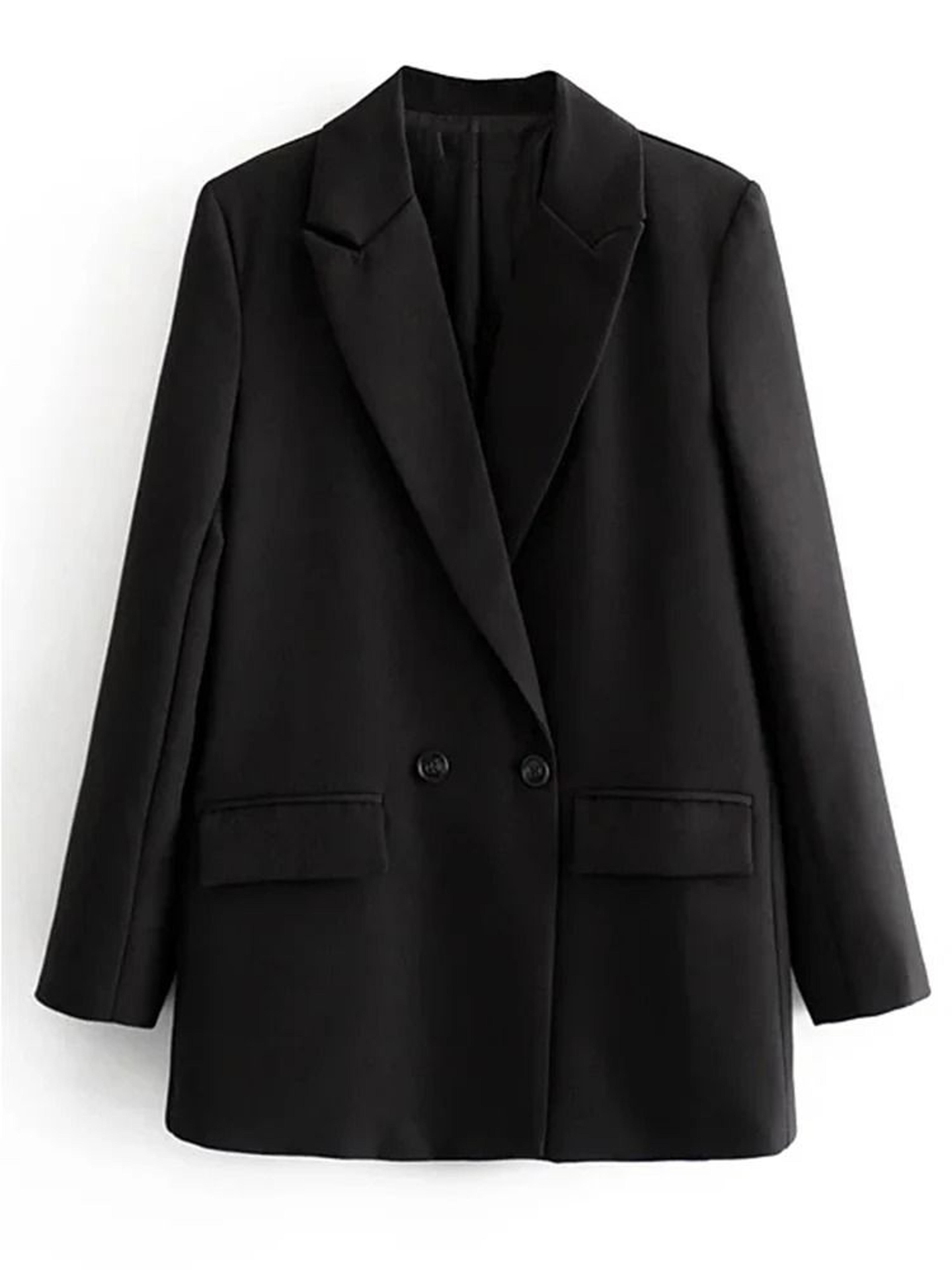 HXAO Womens Tailored Office Blazer  Fashion Long Sleeve Suit Coat Outerwear 4