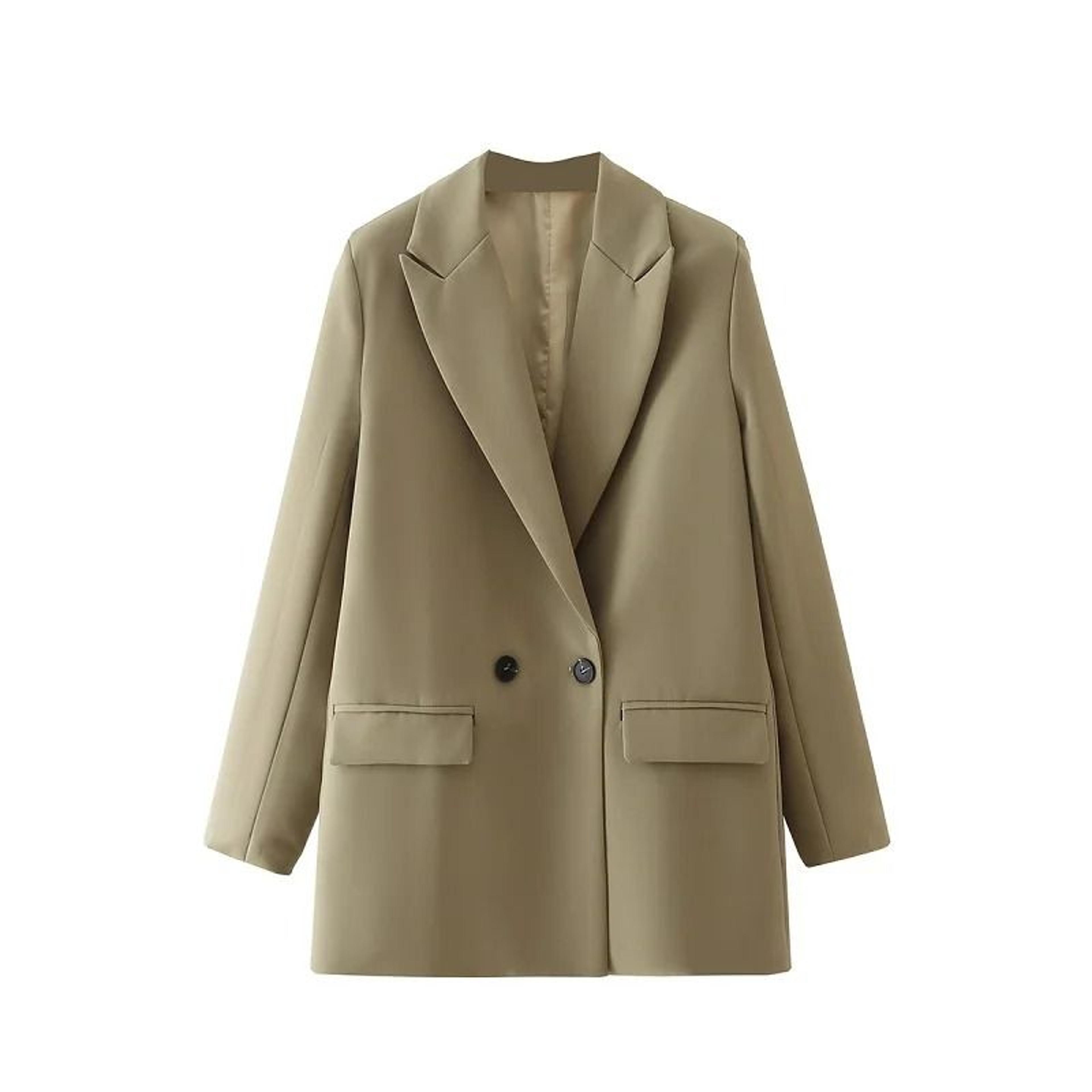HXAO Womens Tailored Office Blazer  Fashion Long Sleeve Suit Coat Outerwear 13