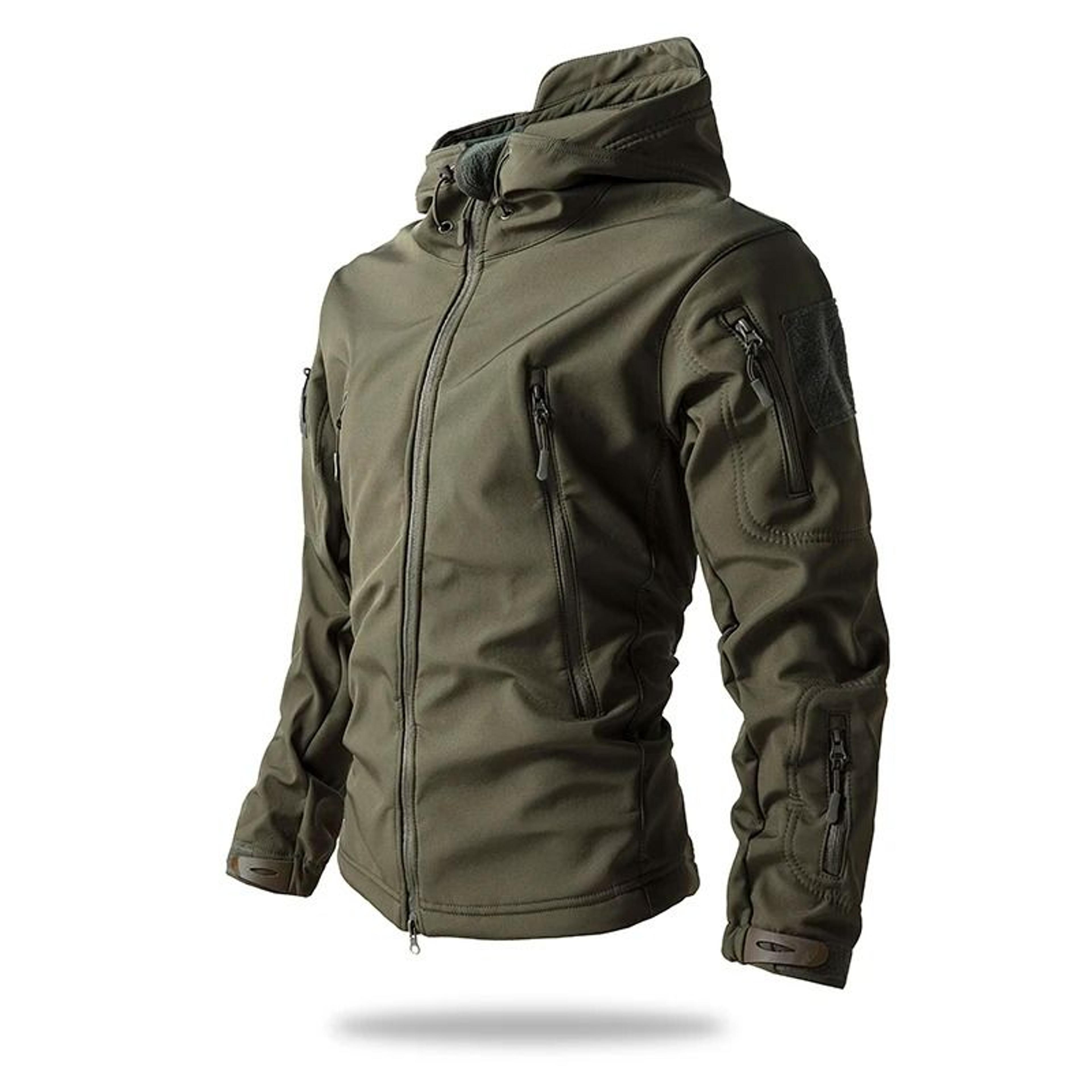 Lurker Shark Skin Softshell Tactical Jacket  Waterproof Fleece Hooded Camo Coat For Hunting  Outdoo 9