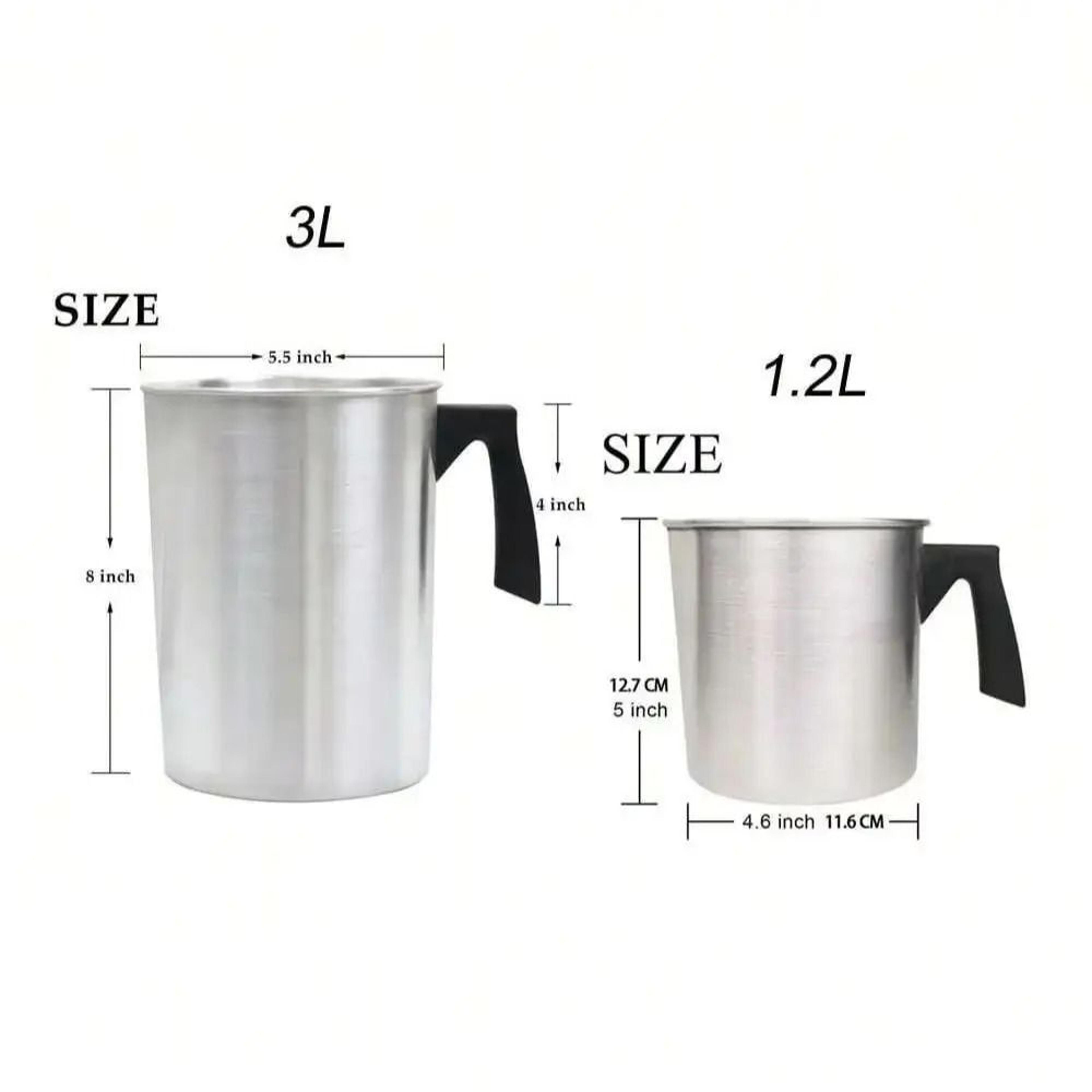 32oz 304 Stainless Steel Candle Wax Melting Pitcher  Large Pouring Pot With HeatResistant Handle 5