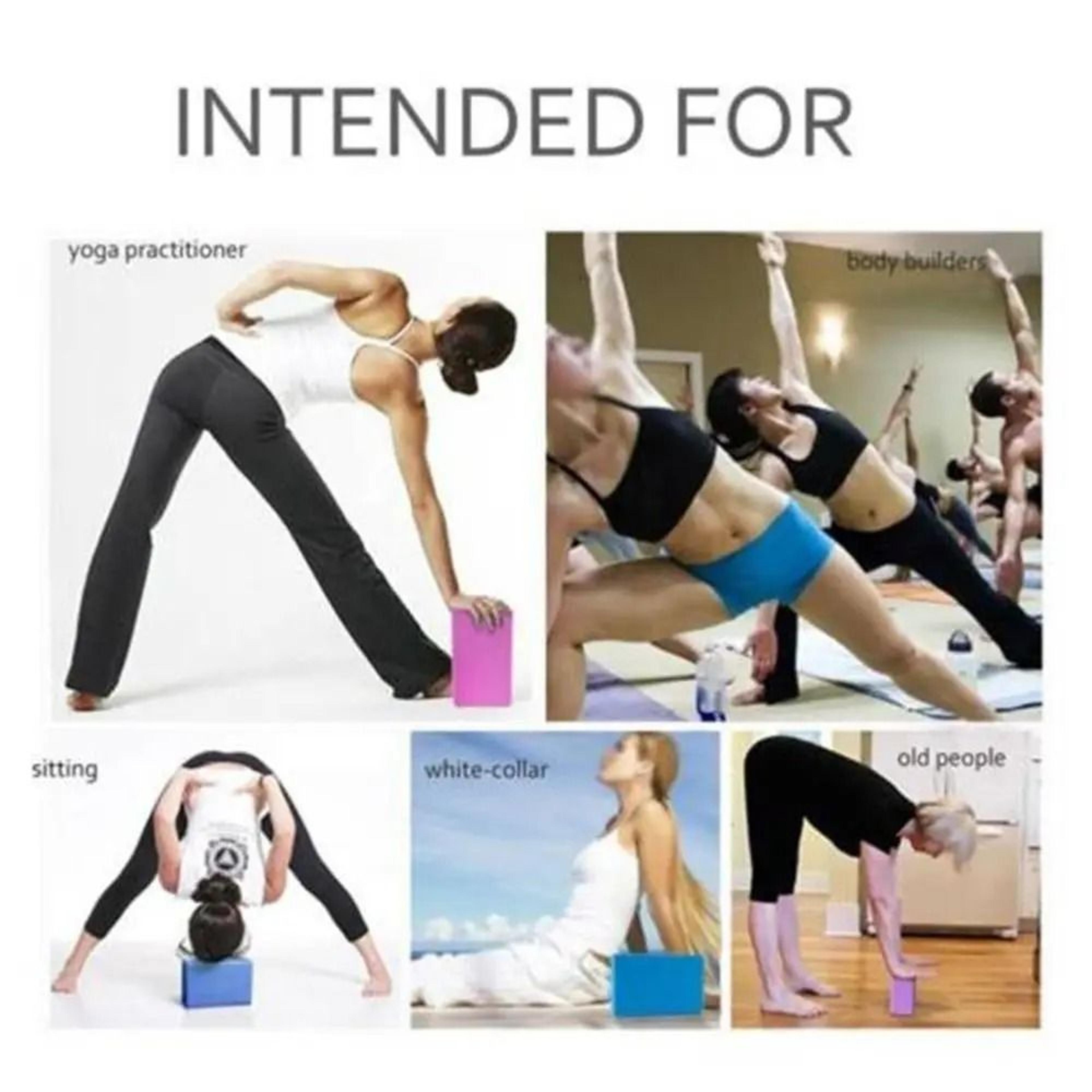 Colored EVA Yoga Block Brick  NonSlip Support Foam For Body Shaping Pilates Stretching  Gym Fitness 5