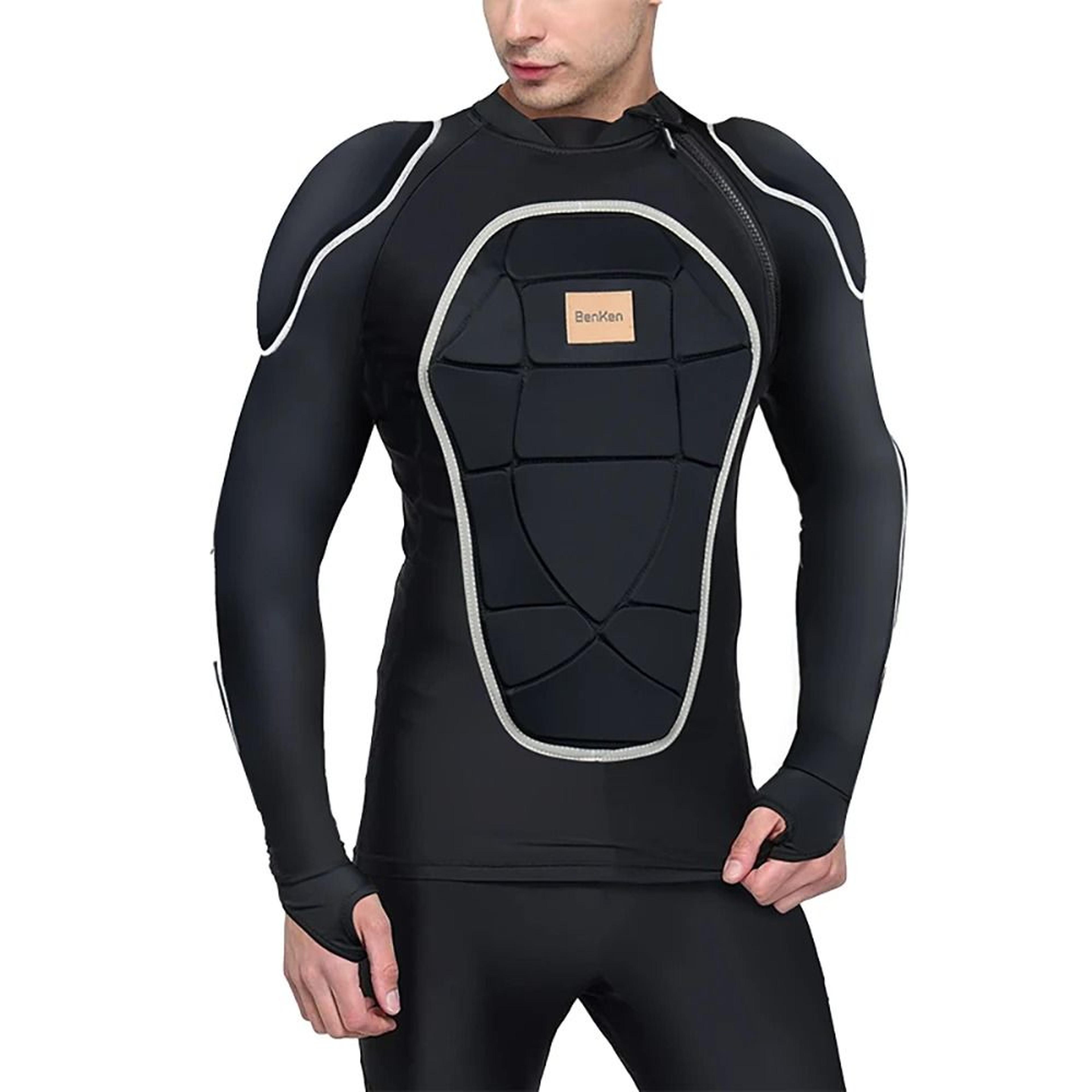 Unisex Winter Skiing  Motorcycle Protective Body Armor Suit  Thermal Back  Chest Guard Thermal Unde 2