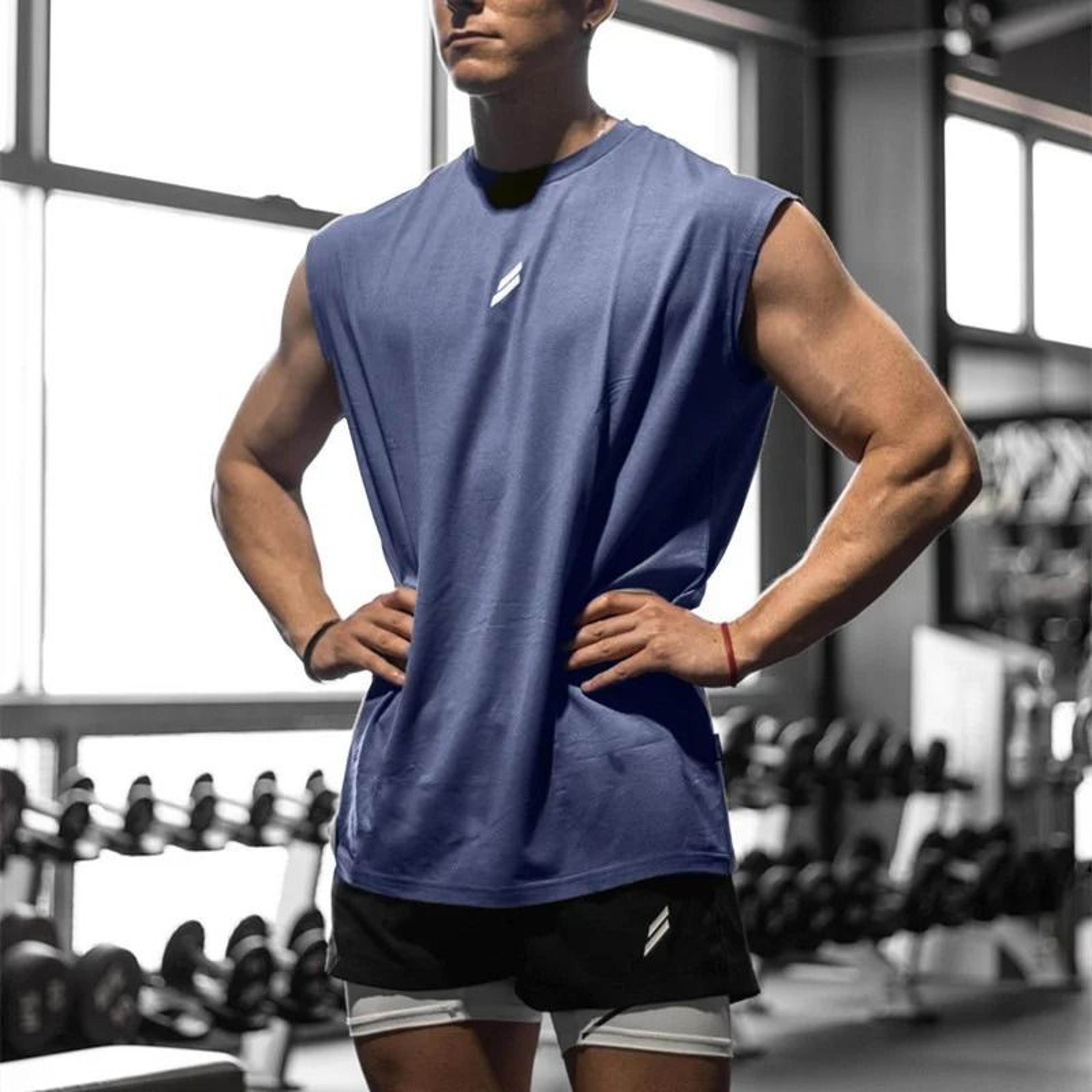 Mens Summer Mesh Fitness Sports Tank Top  QuickDrying Sleeveless Training Vest For Gym  Running 6