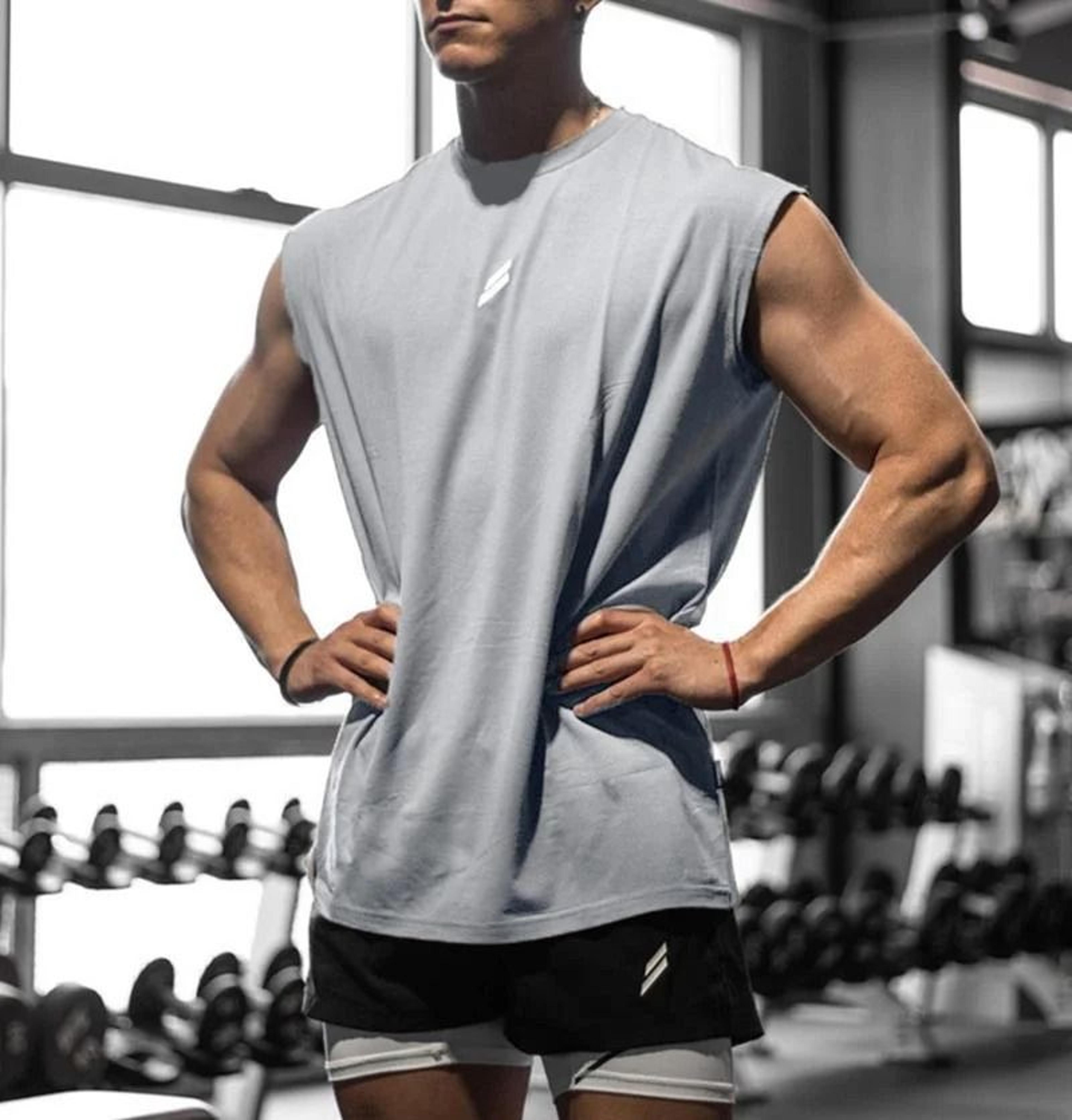 Mens Summer Mesh Fitness Sports Tank Top  QuickDrying Sleeveless Training Vest For Gym  Running 5