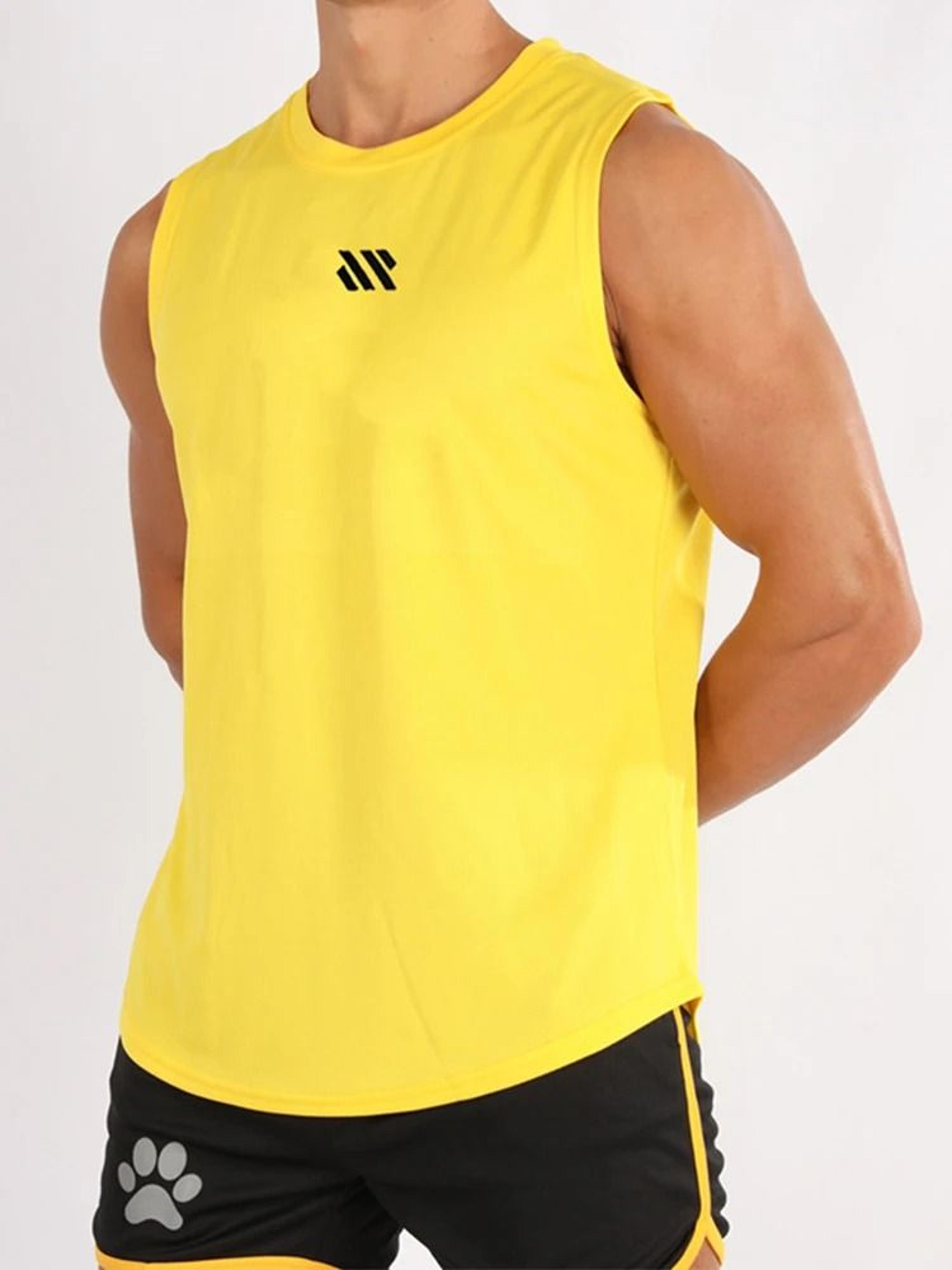 Mens QuickDrying Bodybuilding Gym Vest  Summer Mesh Sleeveless Sports Tank Top For Fitness  Running 4