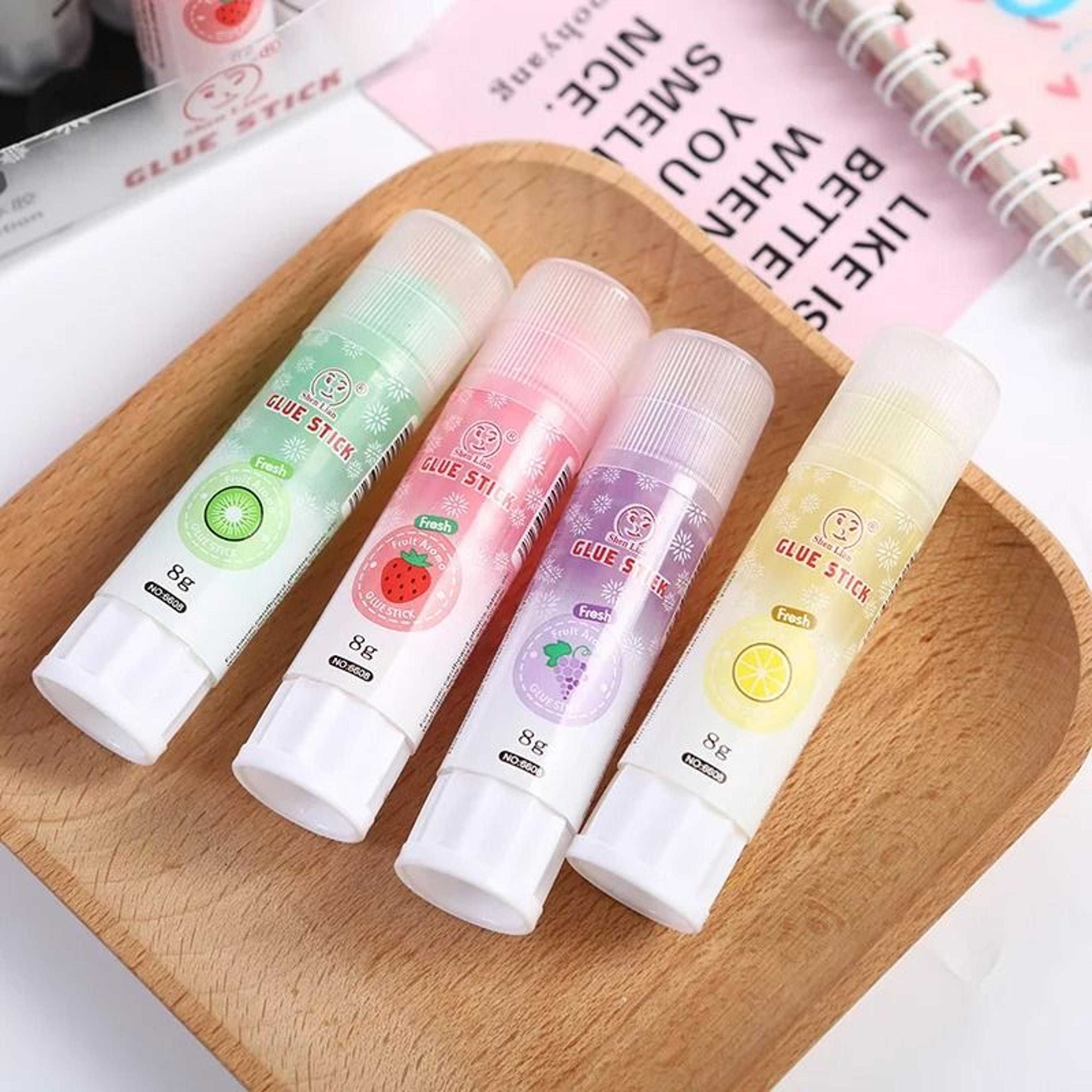 3Piece Cartoon Solid Glue Stick Set  8g NonToxic QuickDrying Adhesives For Kids DIY Crafts  School  2
