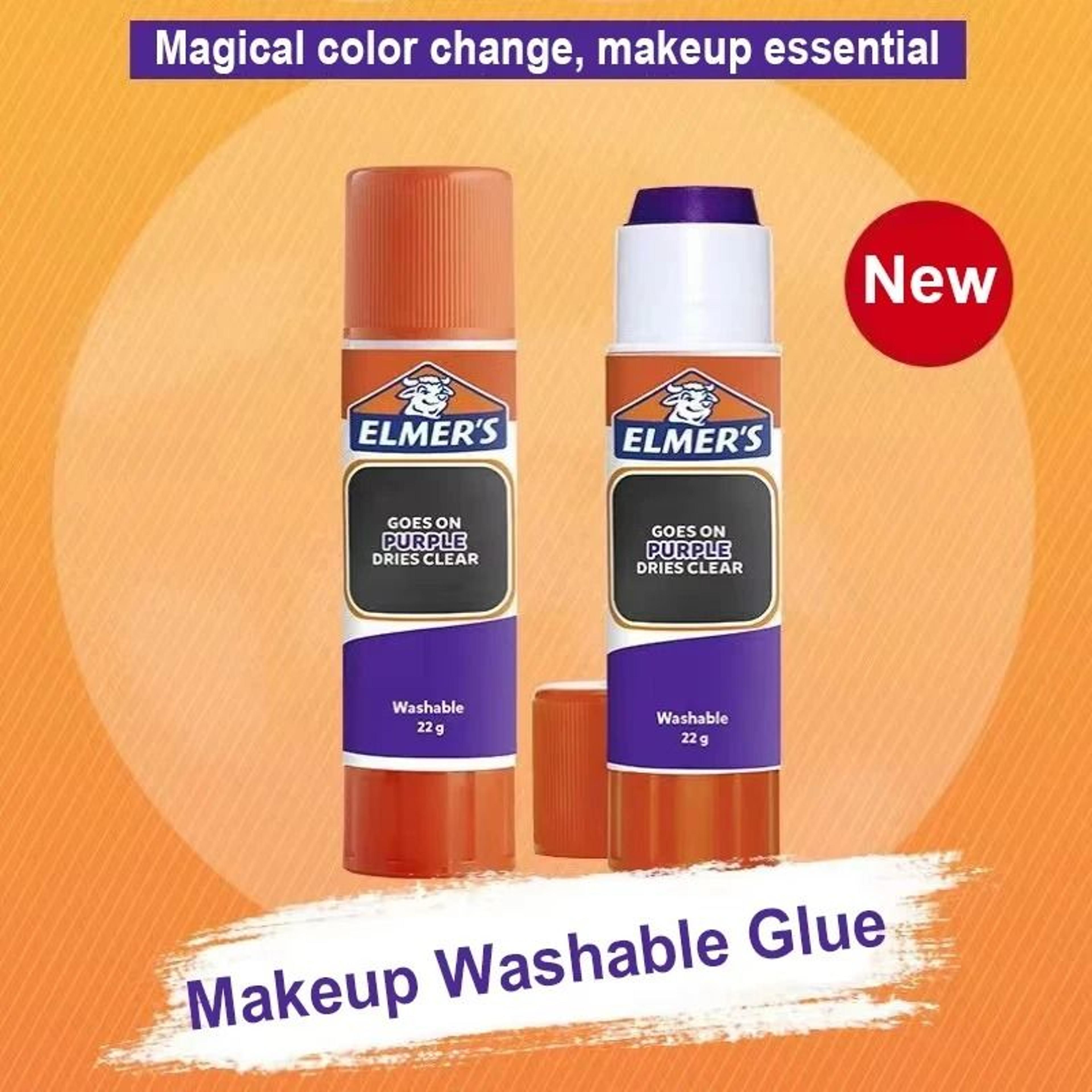 ColorChanging Transparent Solid Glue Stick  Washable Adhesive For DIY Crafts Cosplay Eyebrow Shapin 3