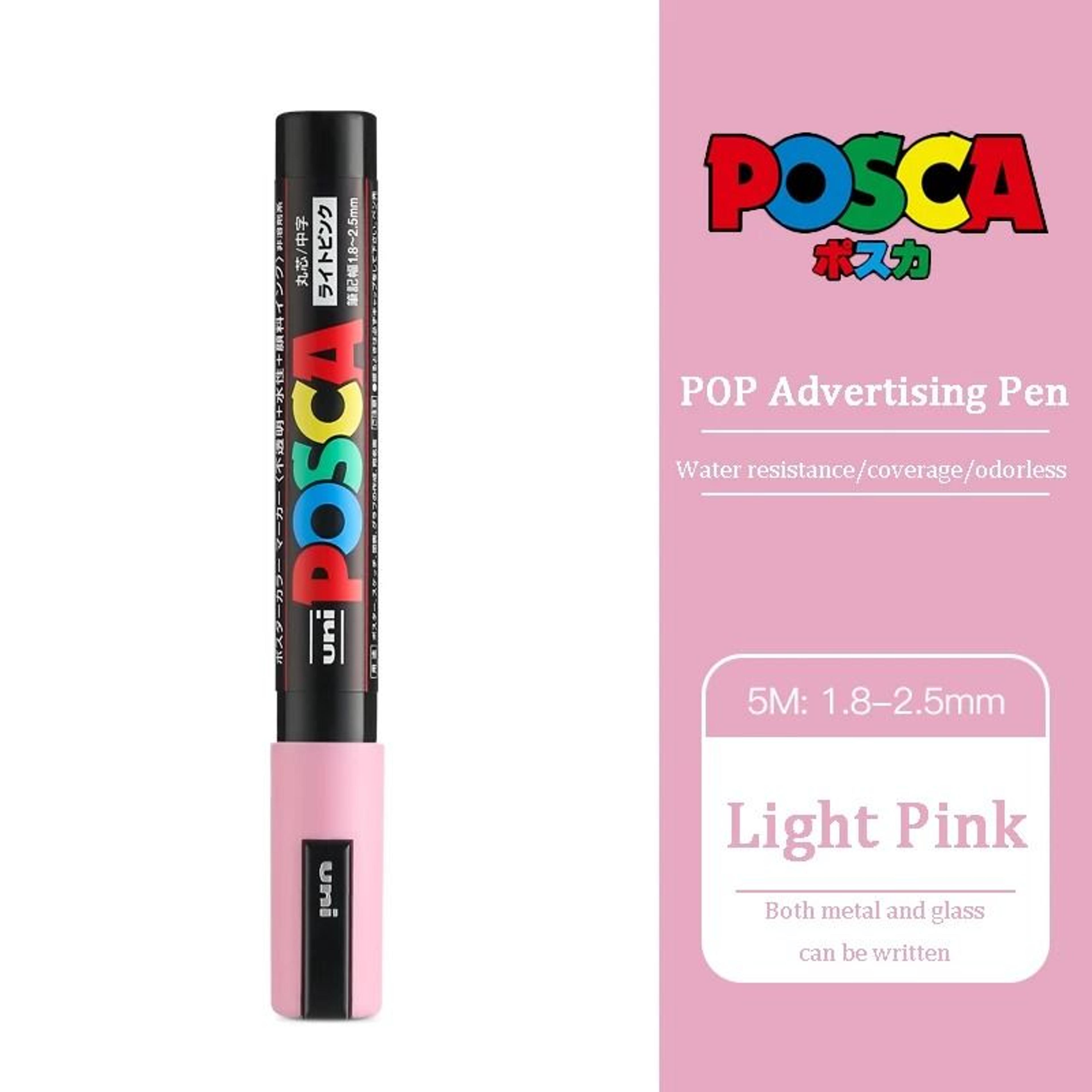 Uni Posca PC5M Medium Bullet Tip Acrylic Paint Marker Pen  Permanent WaterBased Marker For Glass Ro 10