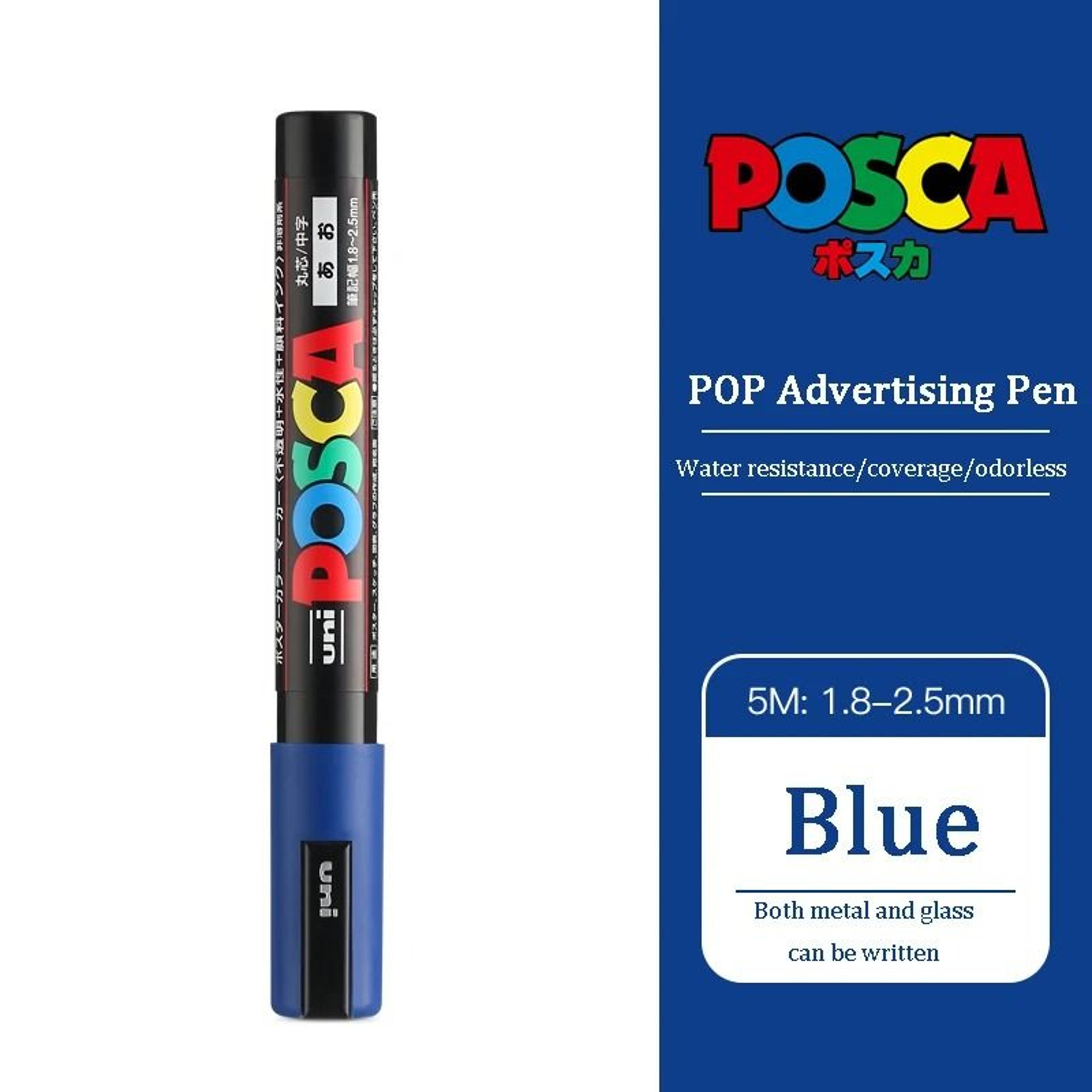 Uni Posca PC5M Medium Bullet Tip Acrylic Paint Marker Pen  Permanent WaterBased Marker For Glass Ro 5