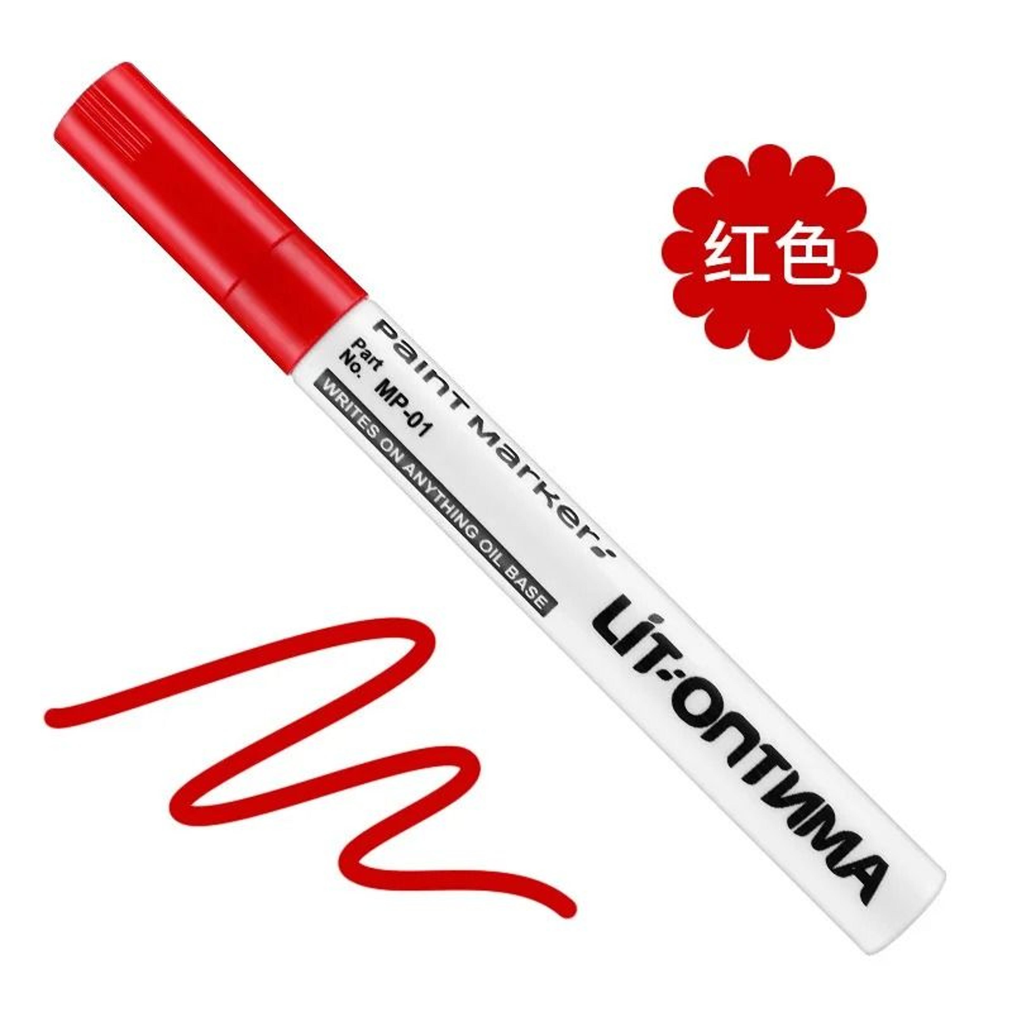 12Color Waterproof Paint Marker Set  QuickDrying Permanent Paint Pen For Tires Wood Metal  Ceramics 15