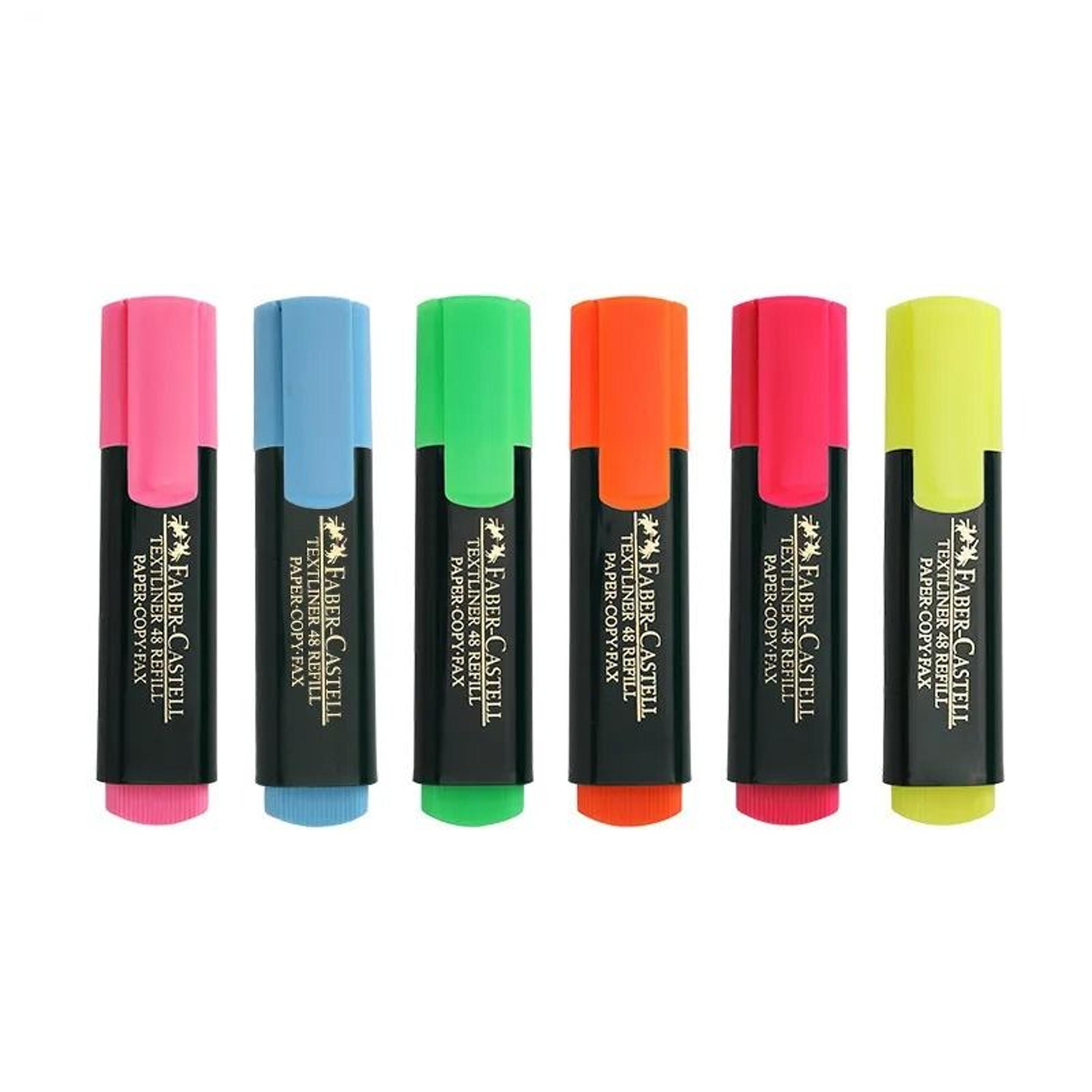 faber-castell fluorescent textliner highlighter pen