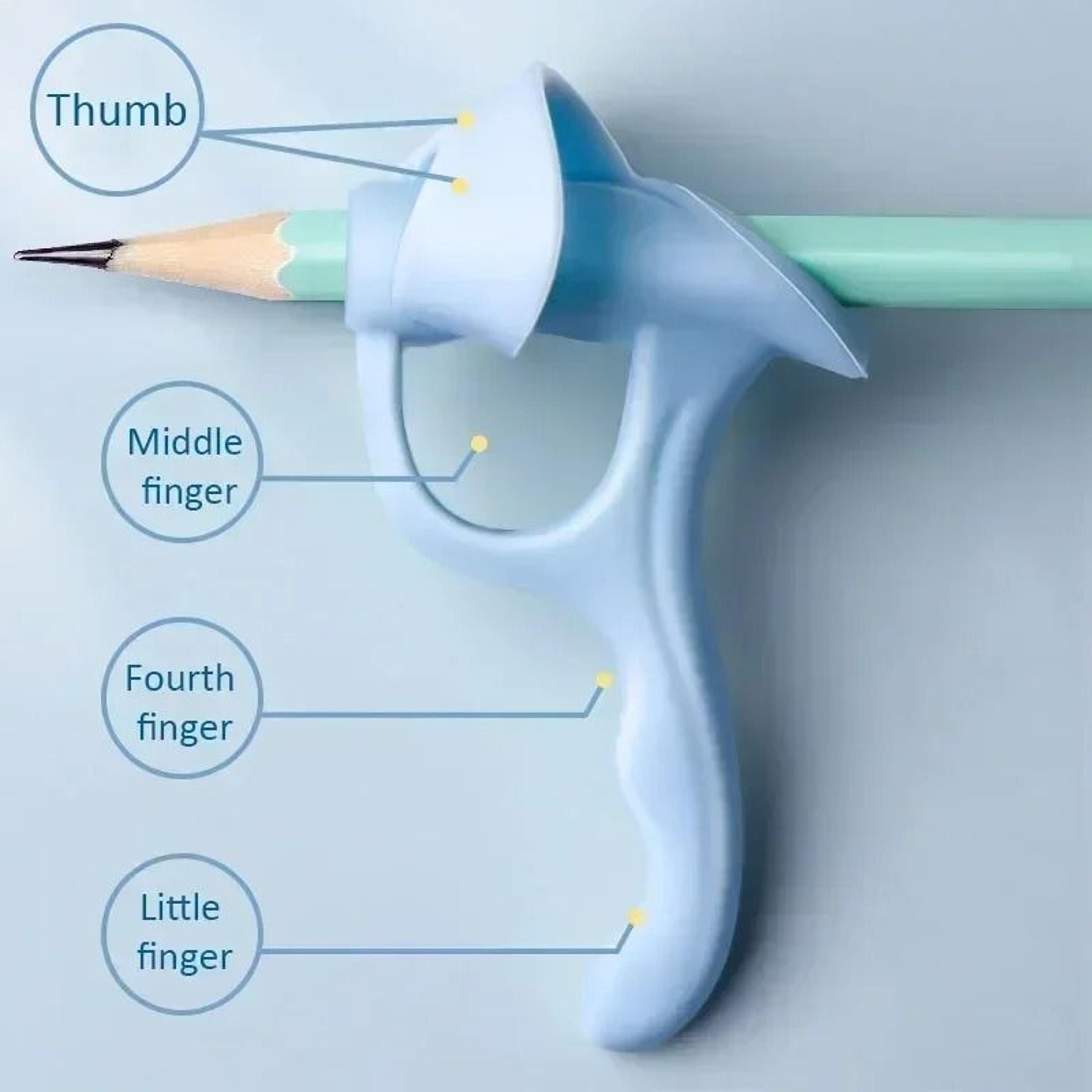 5Finger Silicone Pencil Grip Posture Corrector For Kids 2