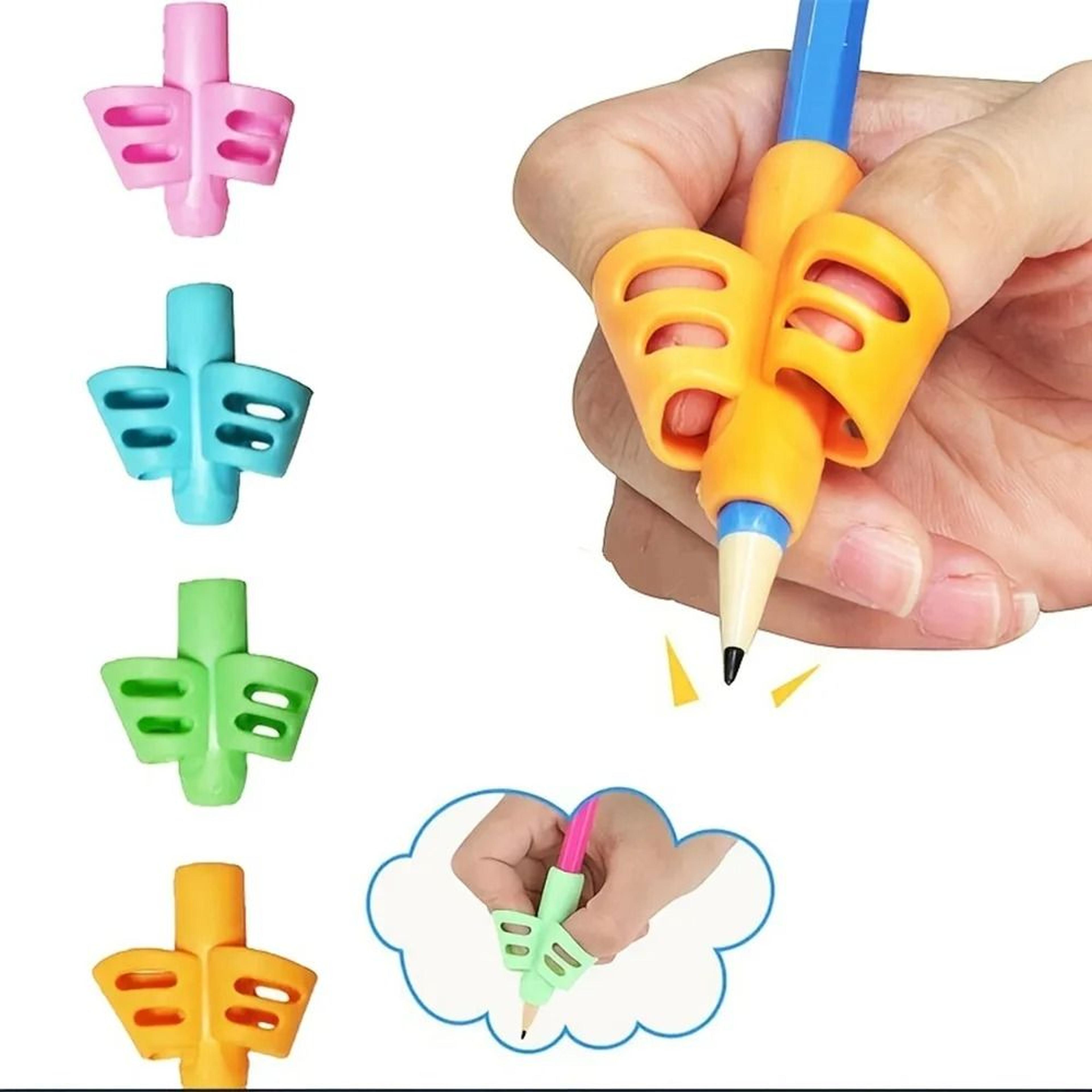 TwoFinger Silicone Pencil Grips For Writing Posture Correction 0