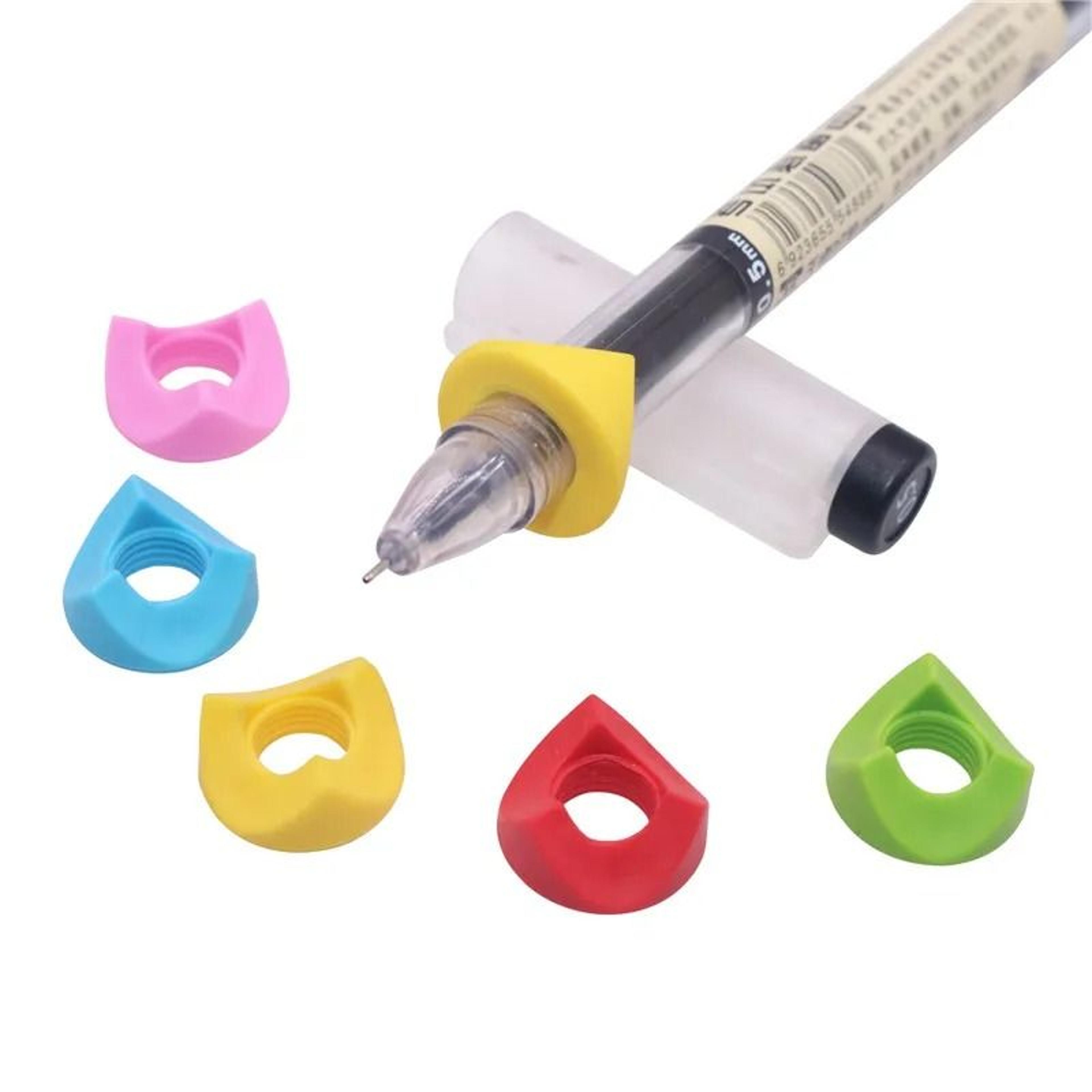 20Piece Silicone Triangular Thread Pencil Grips  Ergonomic Writing Posture Corrector For Students 1