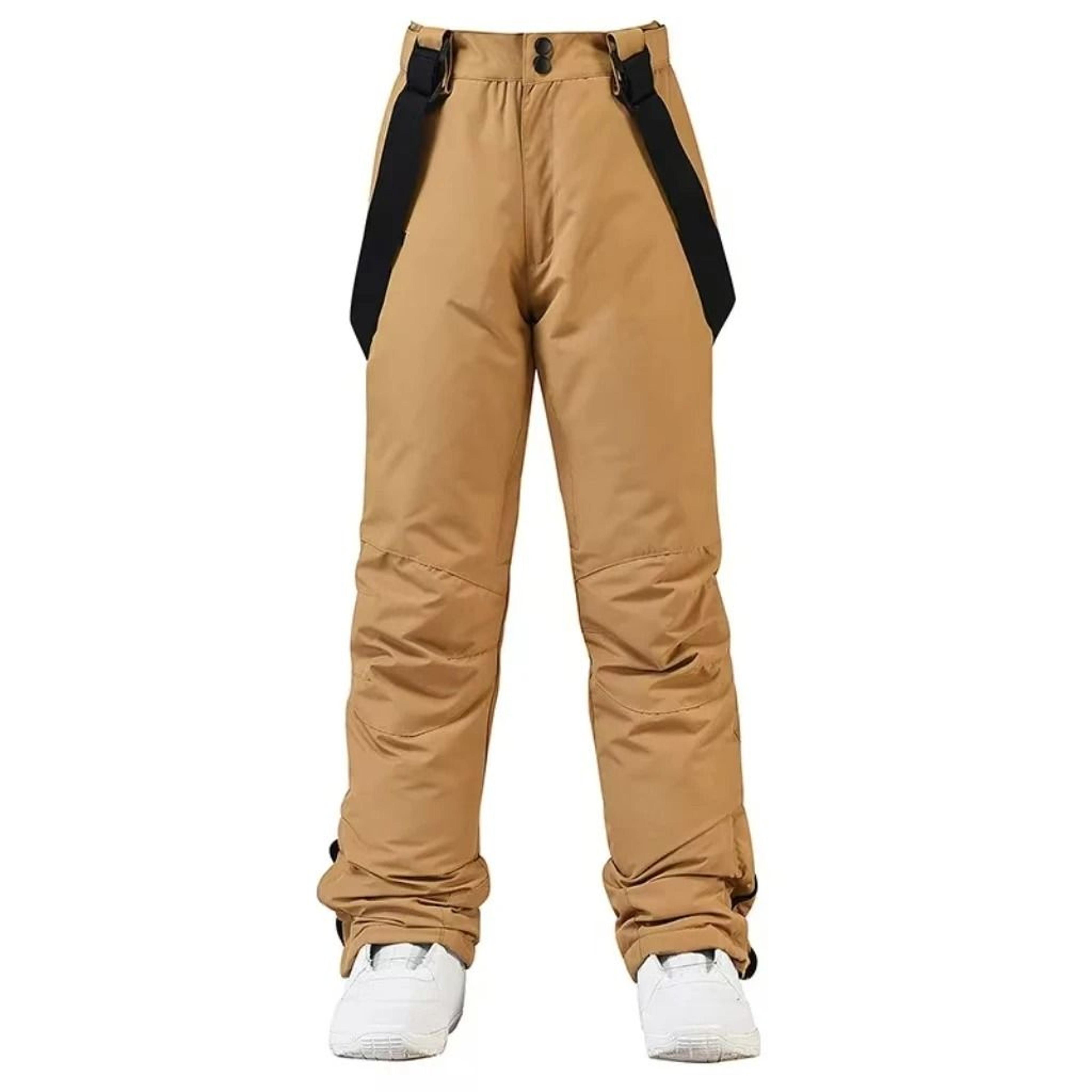 Unisex Winter Thick Warm Skiing Pants  Waterproof Windproof Suspender Snowboard Trousers 10