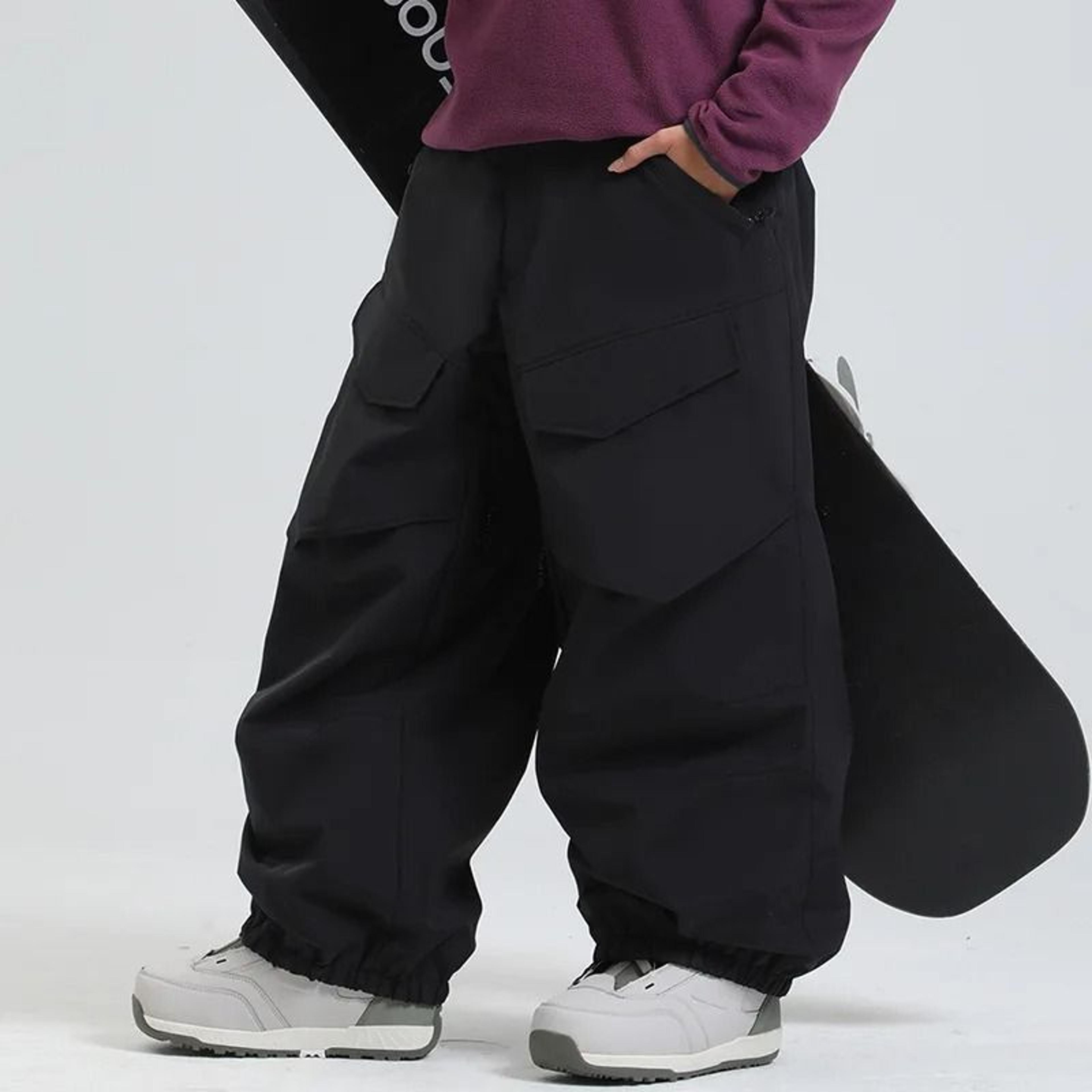 GSOU SNOW Thermal Snowboarding Overalls  Ski Pants  Waterproof Mountain Trousers 5
